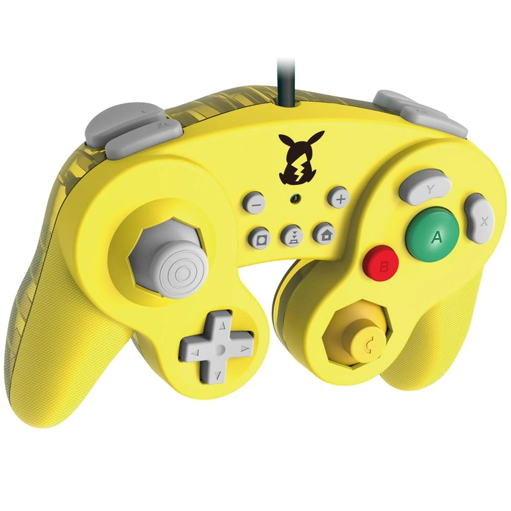 HORI Nintendo Switch Battle Pad (Pikachu) GameCube stiliaus valdiklis