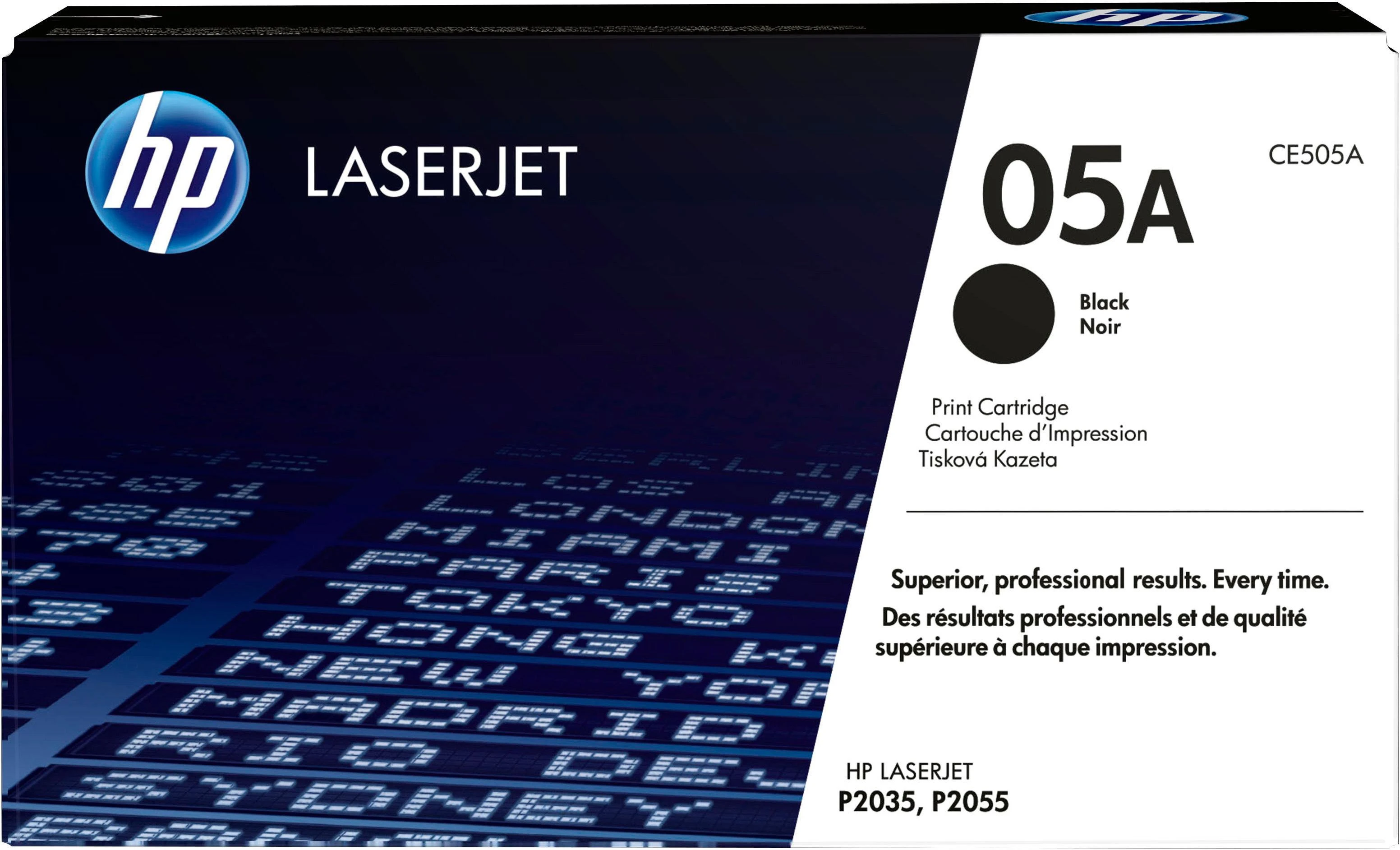 Hewlett Packard (HP) HP 05A Juodas kasetė, 2300 puslapių, skirta HP LaserJet P2035, 2055