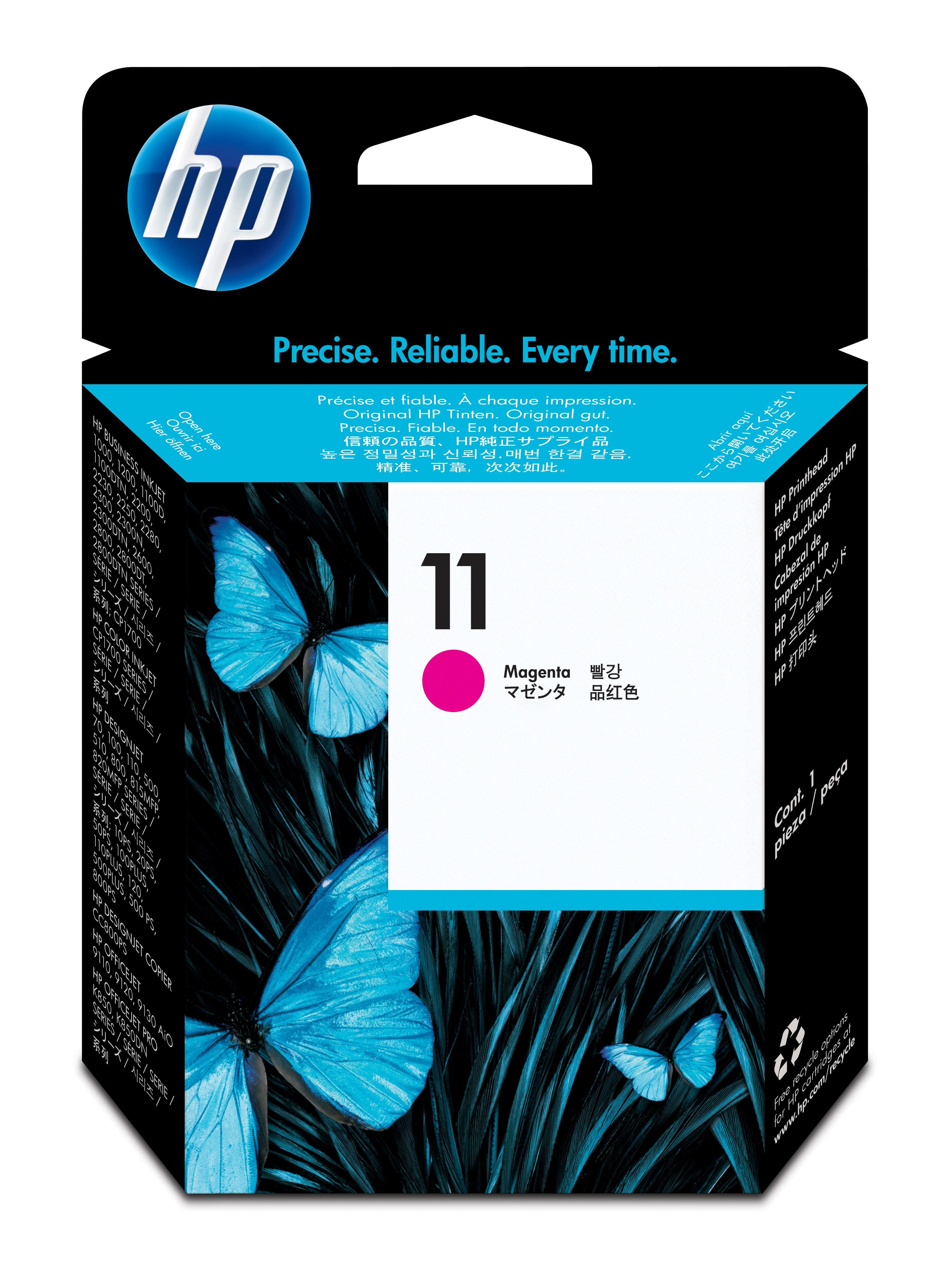 Hewlett Packard (HP) HP no.11 spausdinimo galvutė Magenta (24 000 puslapių)