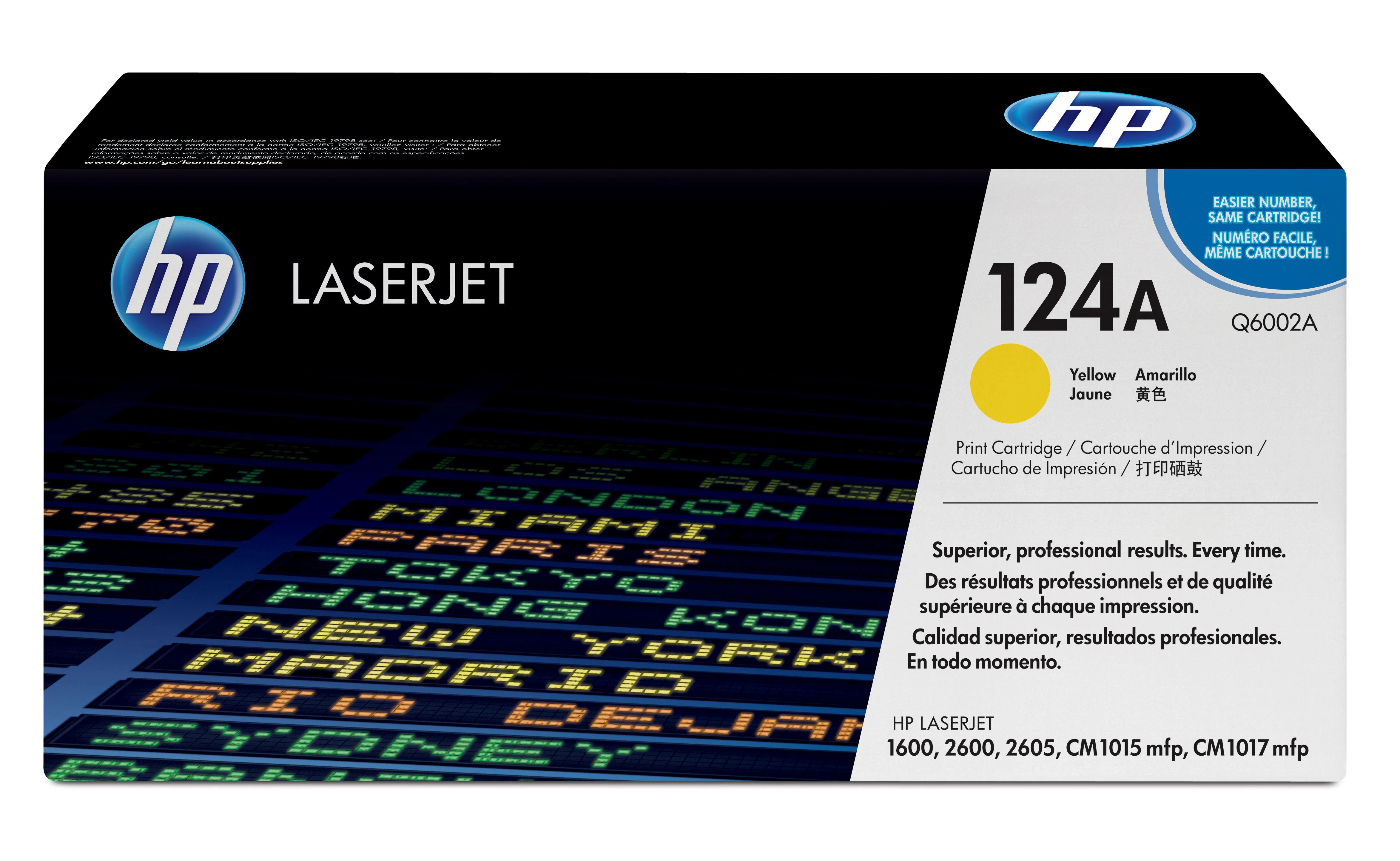 Hewlett Packard (HP) HP Color LaserJet 1600/2600/2605 Toneris Geltona (2 000 puslapių)