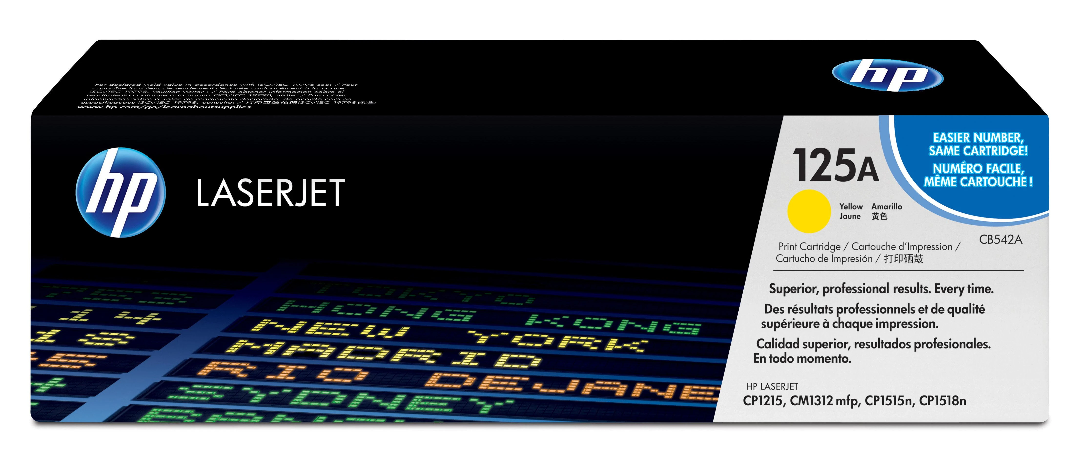 Hewlett Packard (HP) HP 125A, skirtas ColorLaserJet CP 1210 / CP 1510 / CM1312 Toneris Geltona (1 400 puslapių)