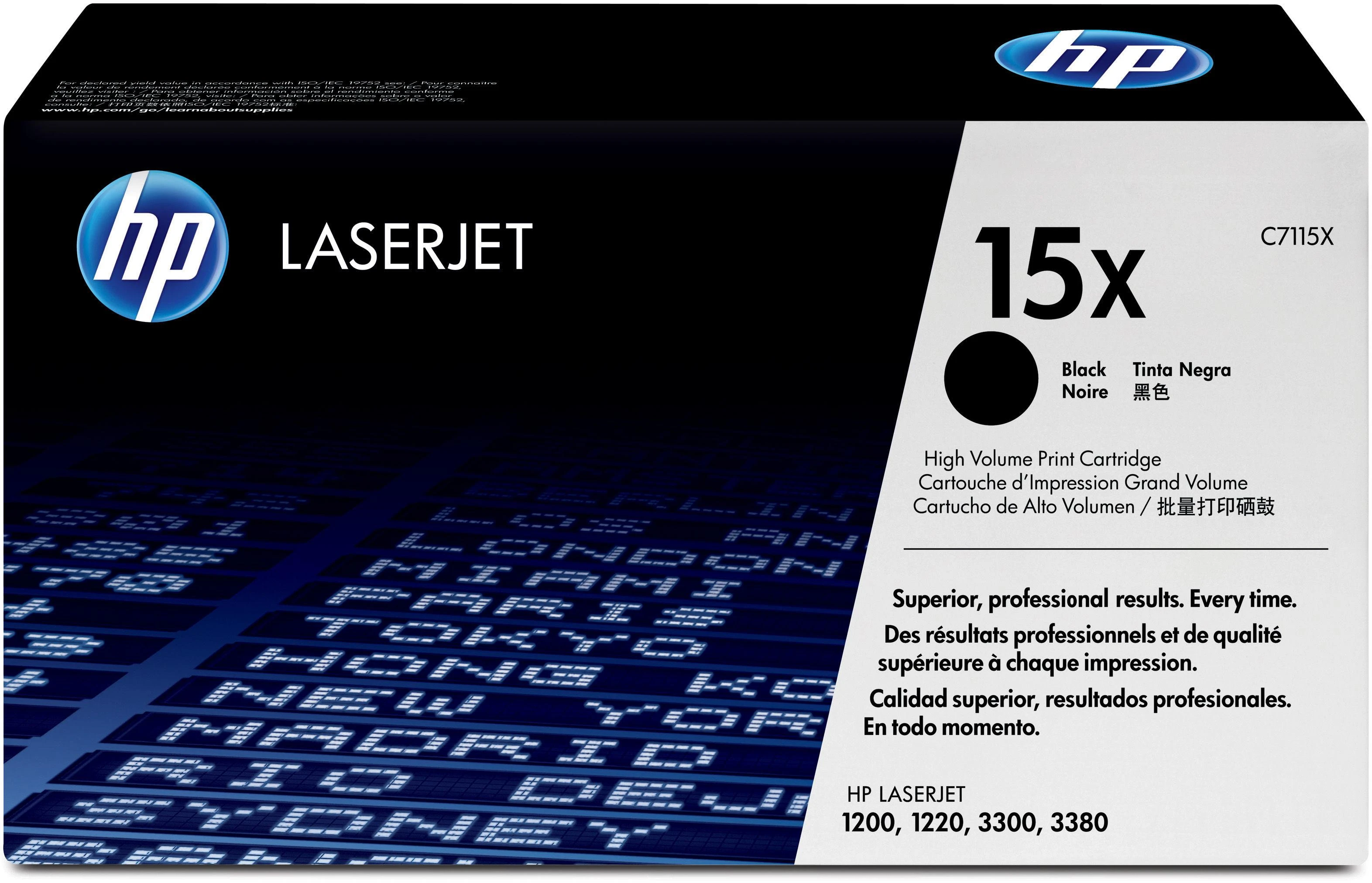 Hewlett Packard (HP) HP Toneris Juodas 15X for LaserJet 1200-/1220-/3300MFP-series (3.500 pages)