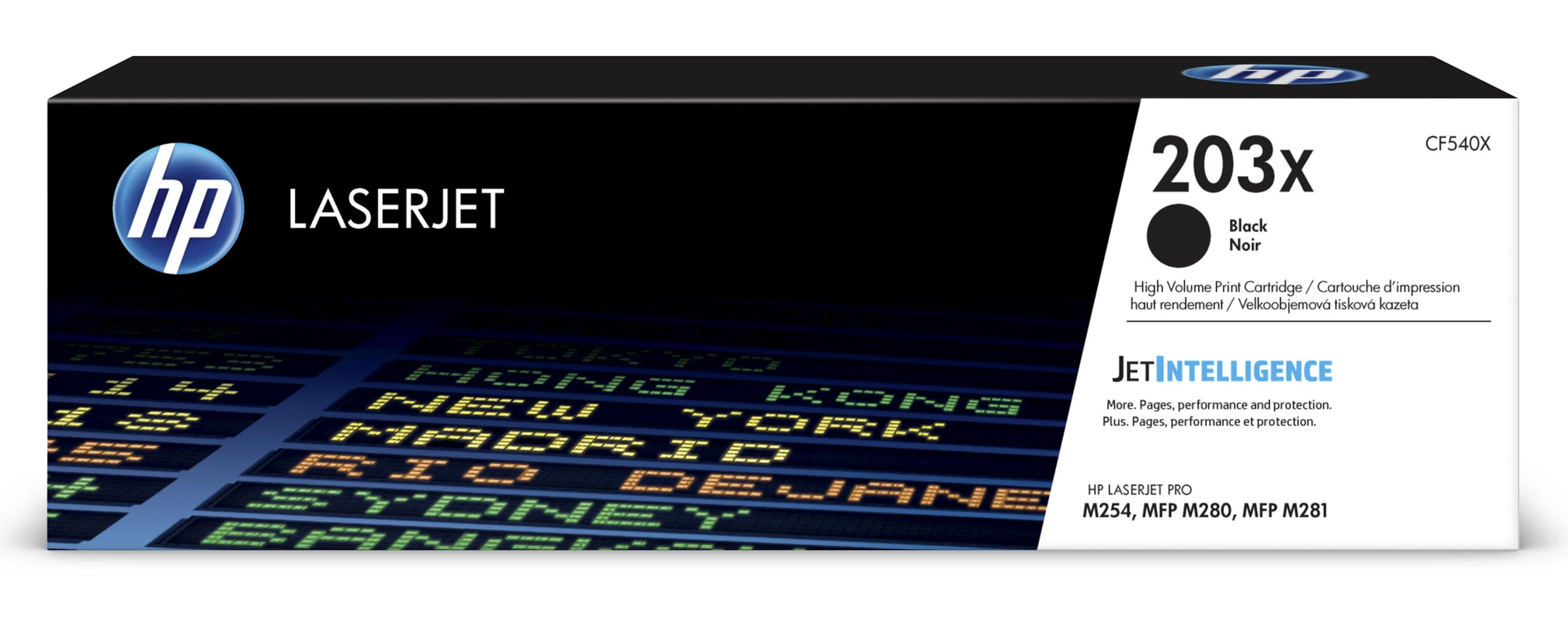 Hewlett Packard (HP) HP 203X kasetė, juoda, didelės talpos
