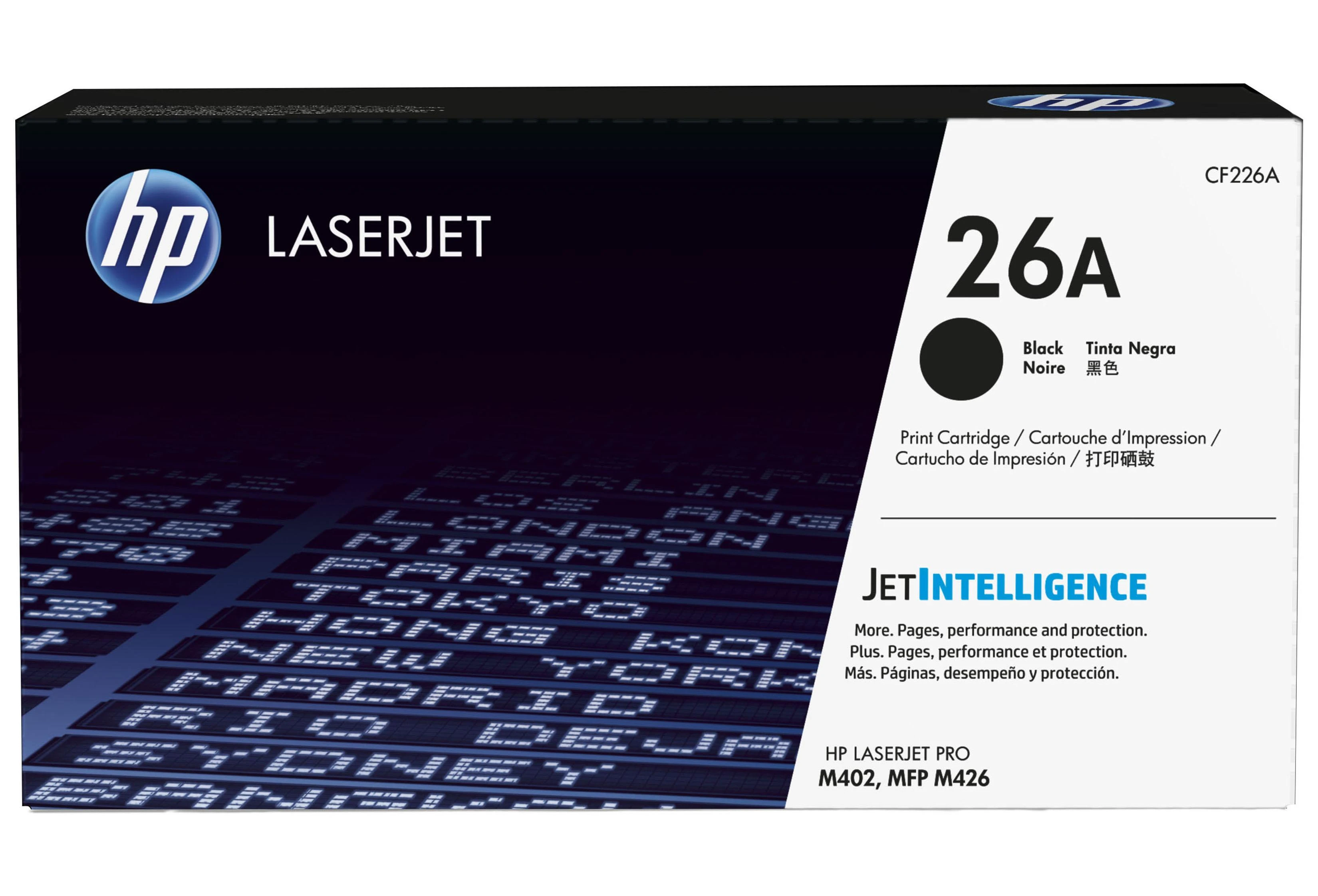 Hewlett Packard (HP) HP 26A Juodas lazerinis Toneris Cartridge, 3100 pages, for HP LaserJet Pro M402, Pro M426