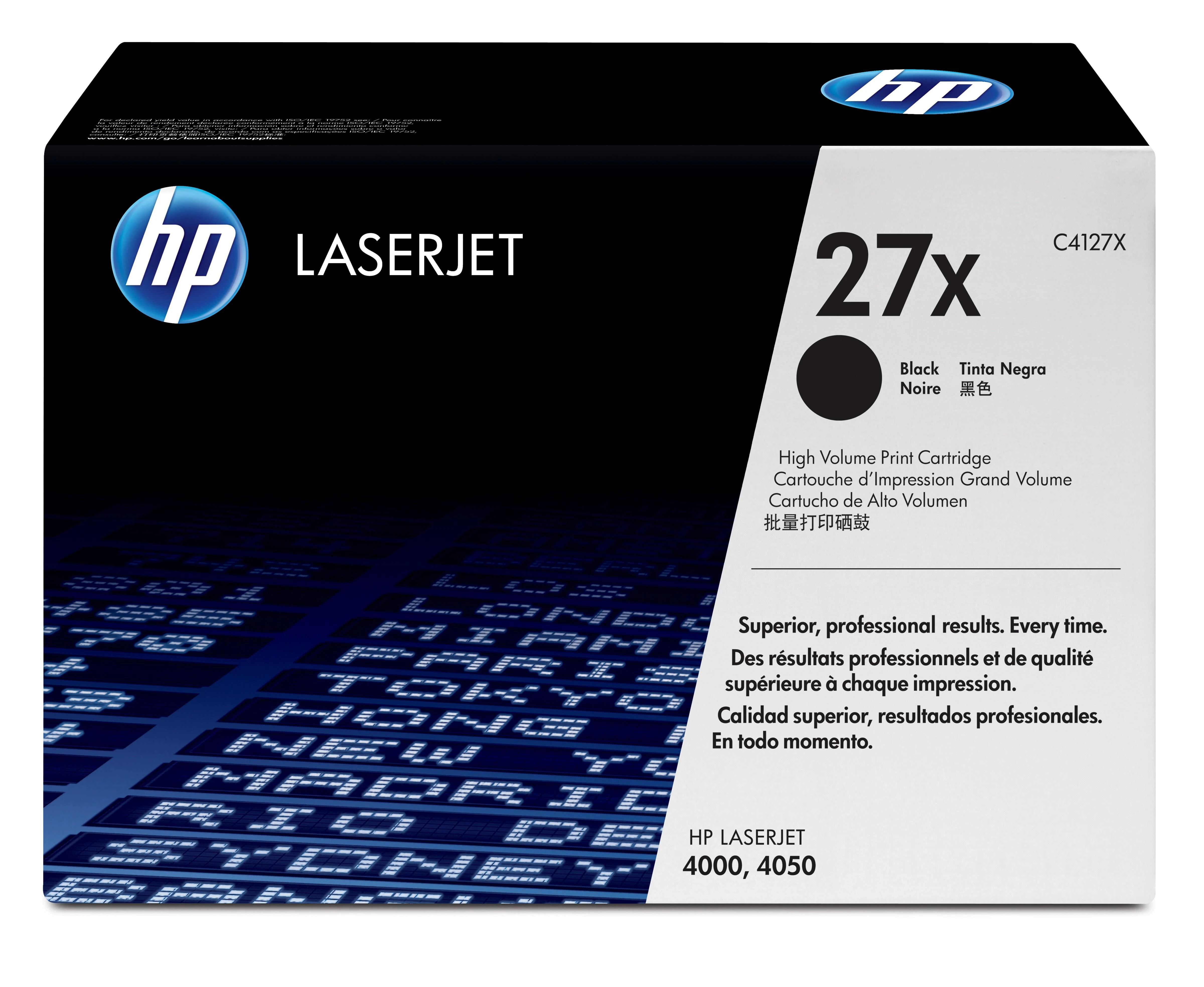 Hewlett Packard (HP) HP kasetė Nr. 27X Juodas (C4127X)
