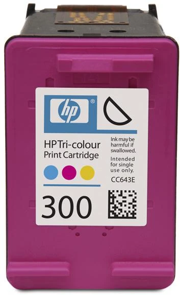 Hewlett Packard (HP) HP CC643EE rašalo kasetė Nr.300, trispalvė