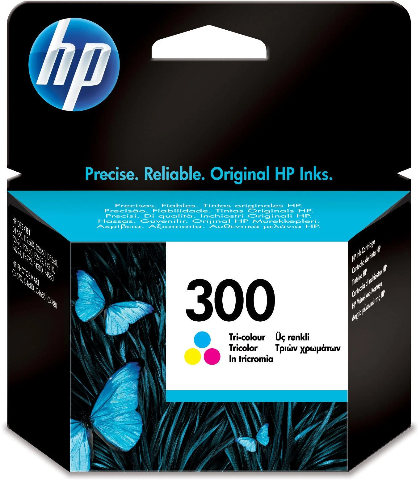 Hewlett Packard (HP) HP CC643EE rašalo kasetė Nr.300, trispalvė
