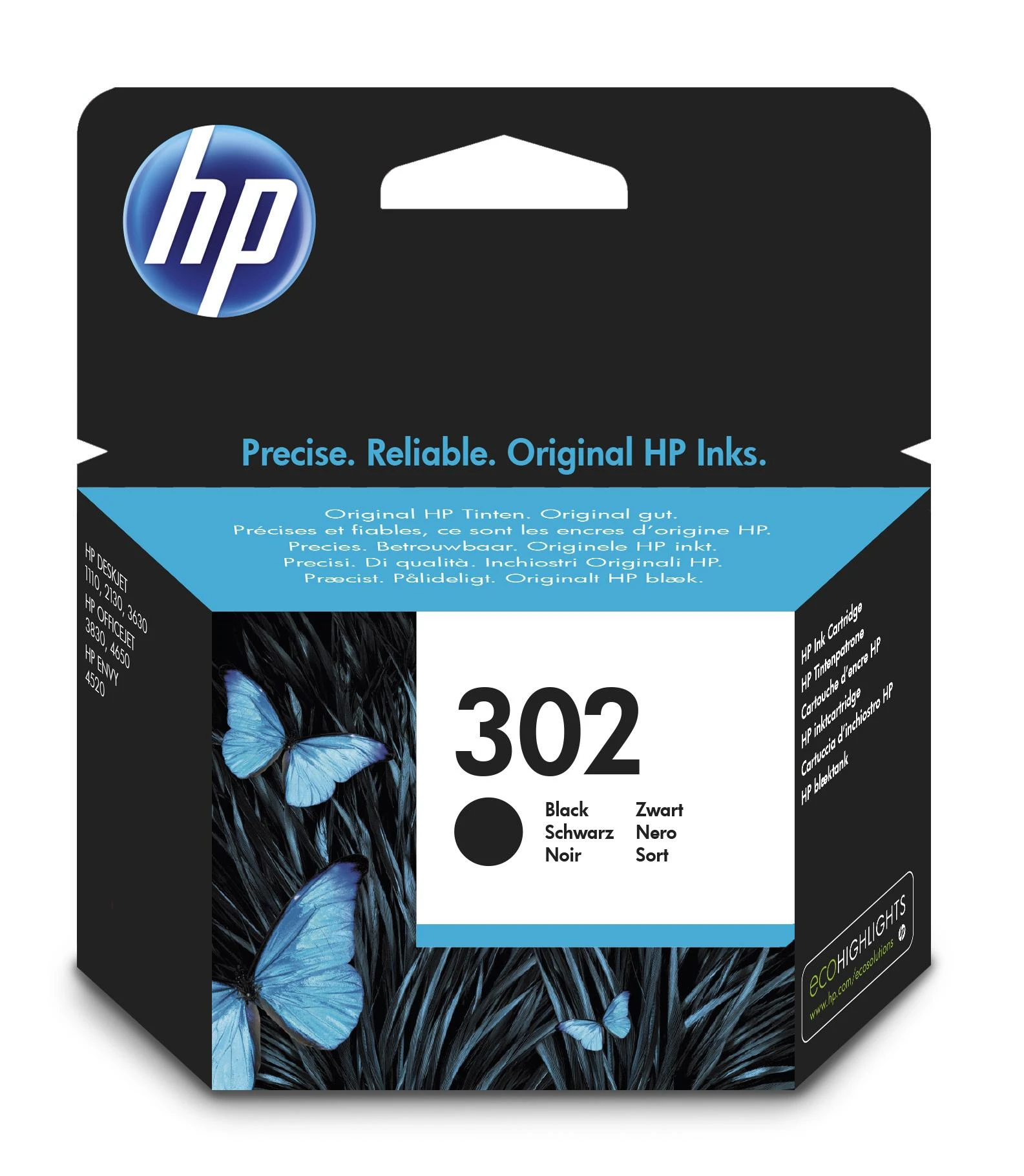 HP 302 ink cartridge juodas | Varle.lt
