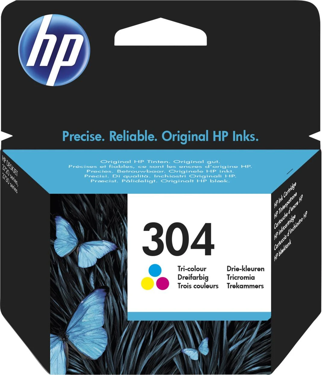 Hewlett Packard (HP) HP N9K05AE rašalo kasetė Nr.304, trispalvė