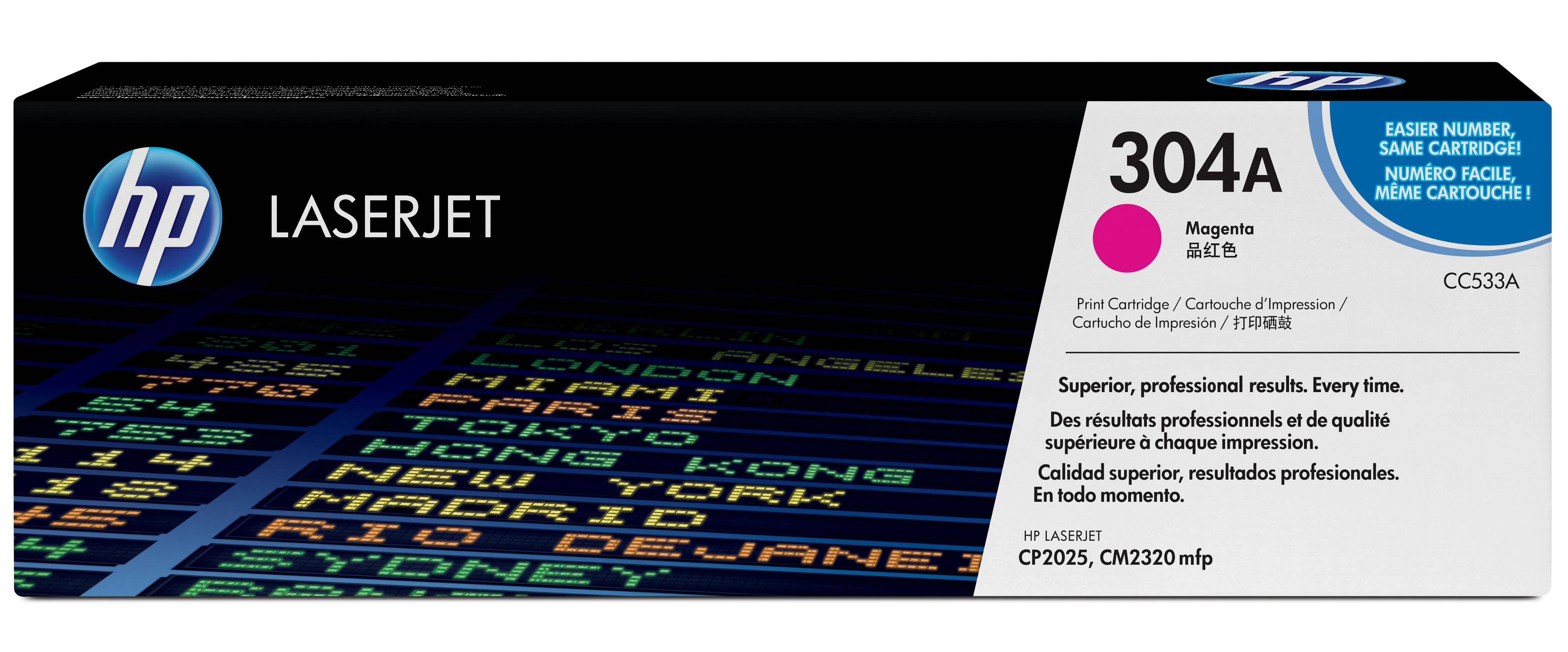 Hewlett Packard (HP) HP 304A Color LaserJet CP2025 / CM2320 Toneris Magenta (2 800 puslapių)