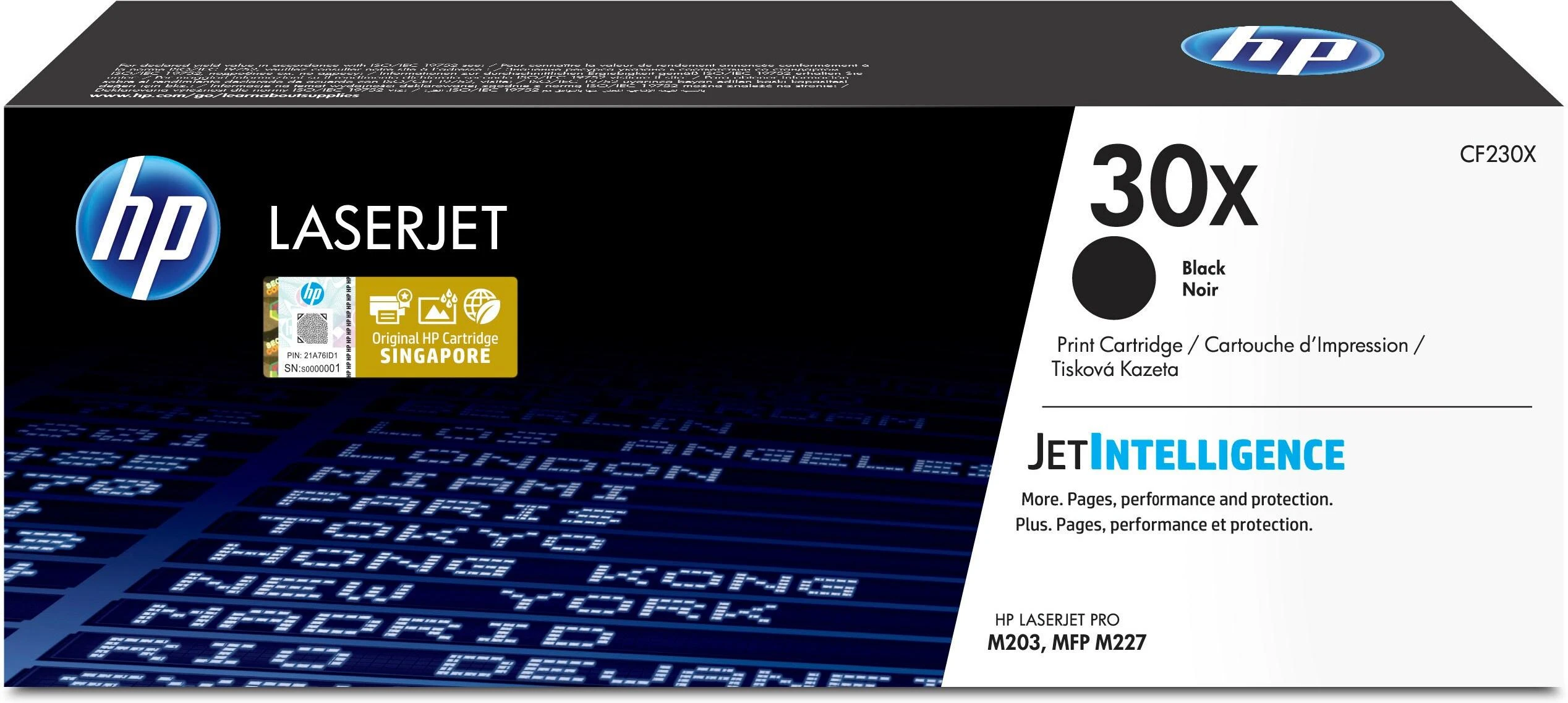 Hewlett Packard (HP) HP 30X didelės talpos originali LaserJet tonerio kasetė Juodas XL