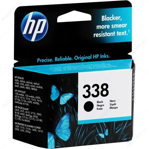 HP 338 Ink 11ml juodas PS8150 8450 DJ5740 6540 6840 PSC2610 2710 2355 (ML)  | Varle.lt