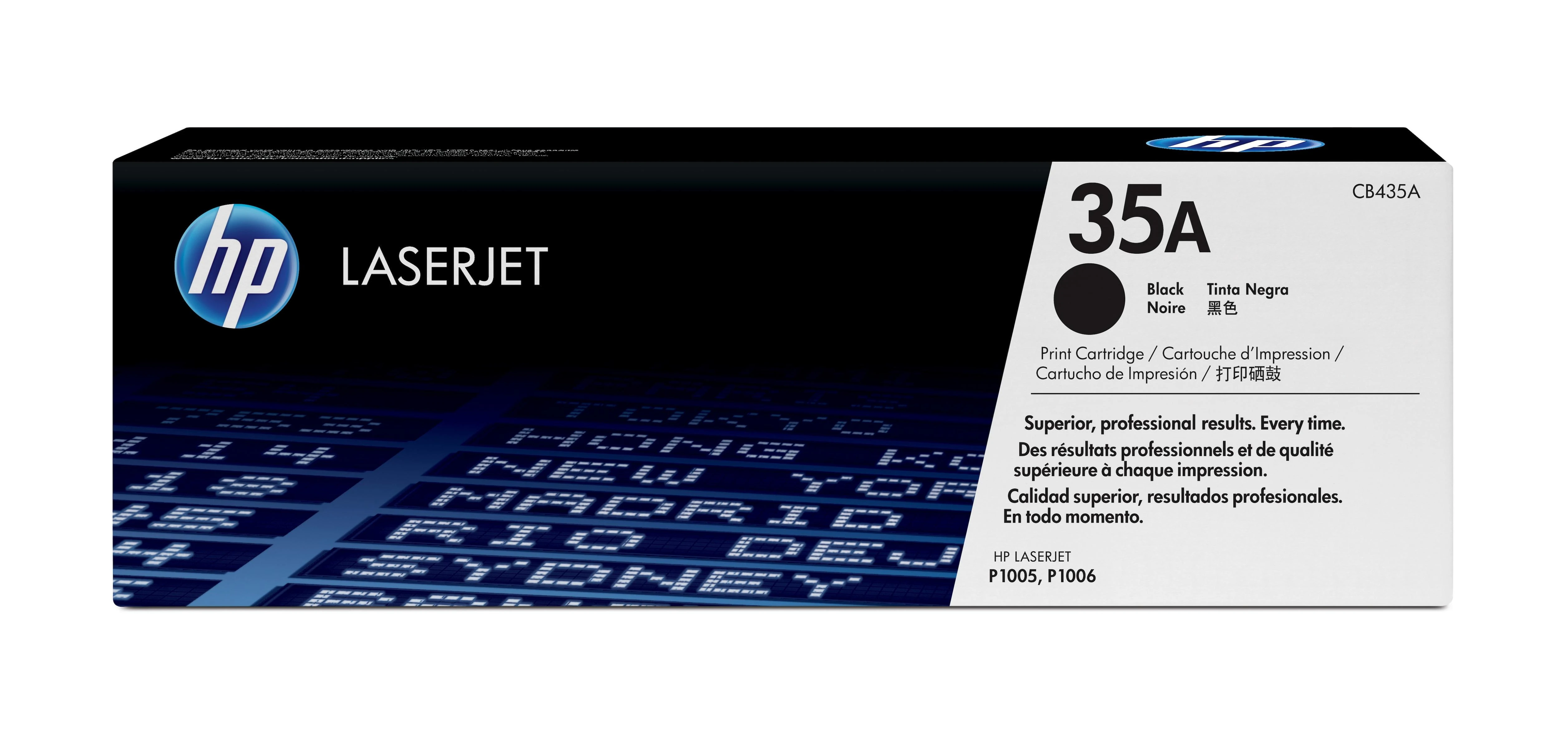 Hewlett Packard (HP) HP 35A Juodas Toneris kasetė, 1500 puslapių, skirta LaserJet P1005, P1006