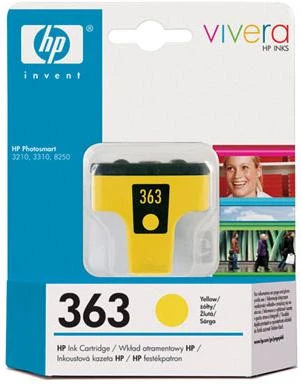 Hewlett Packard (HP) HP Tinte C8773E 363 geltona - Originali - Rašalo kasetė