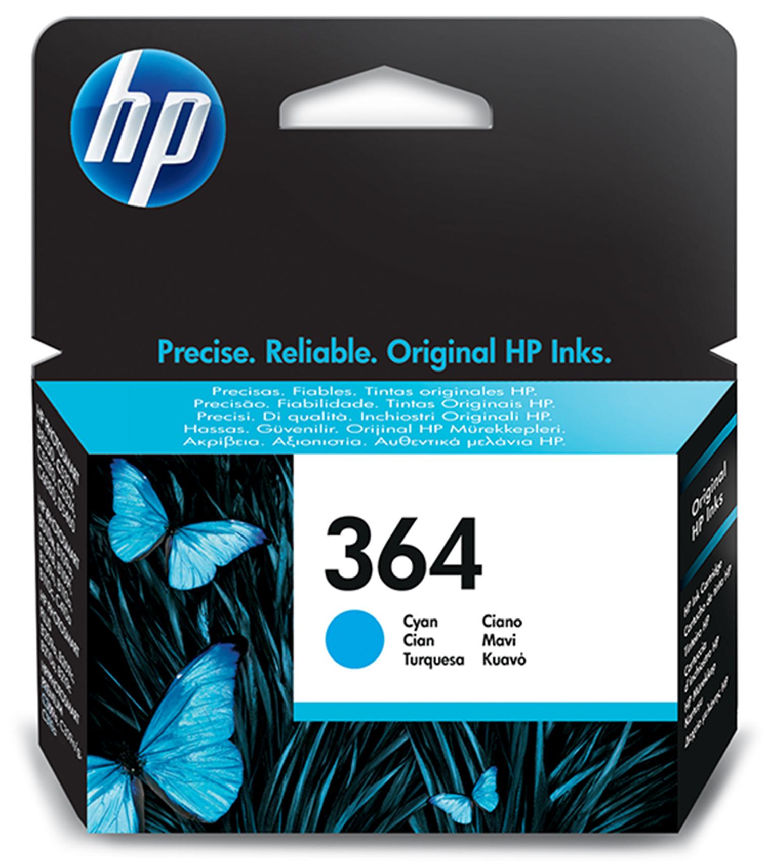 Hewlett Packard (HP) HP Nr.364 Rašalo krepšelis. Žydra spalva (300 puslapių)