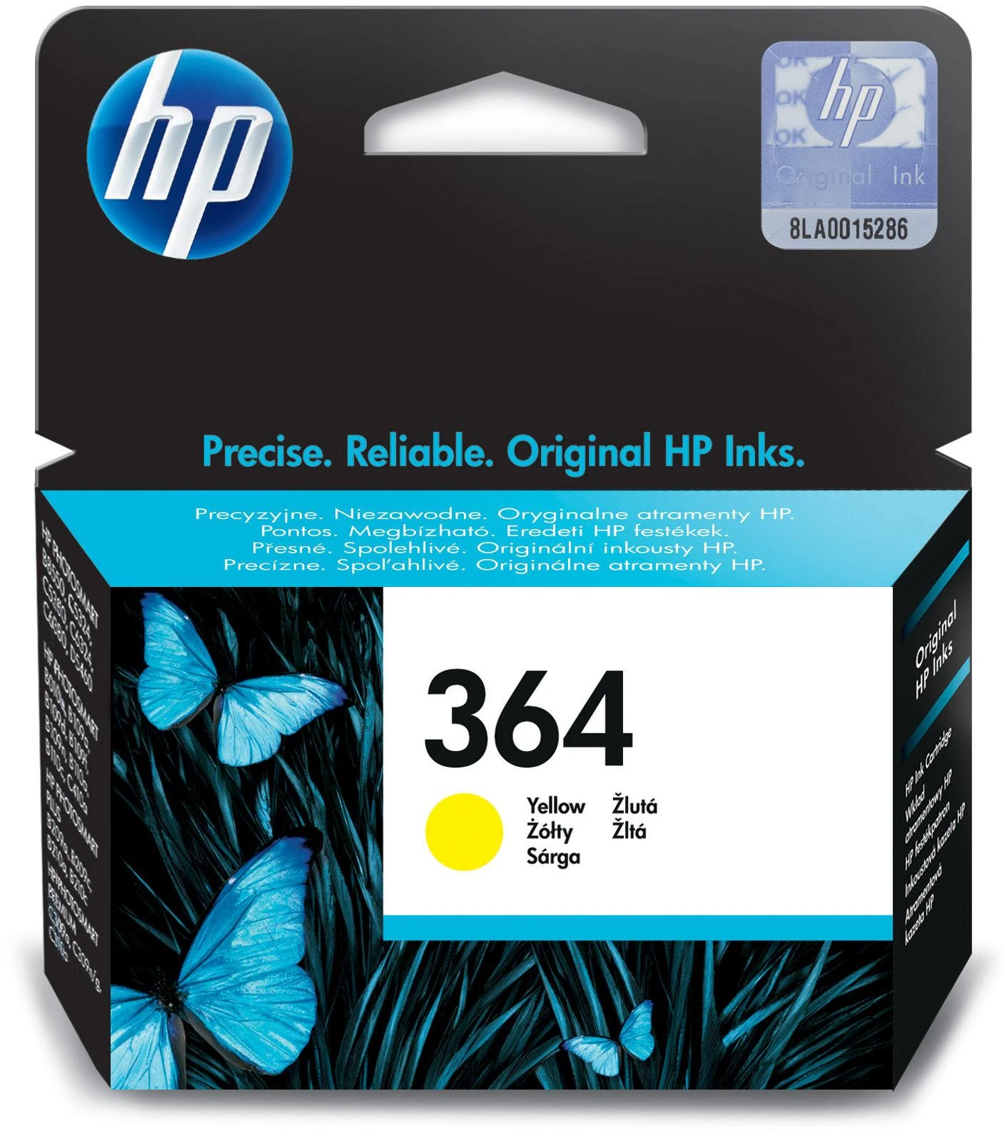 Hewlett Packard (HP) HP 364 rašalas geltonas Vivera (DE) Photosmart C5380 C6380 D5460 Photosmart B8550