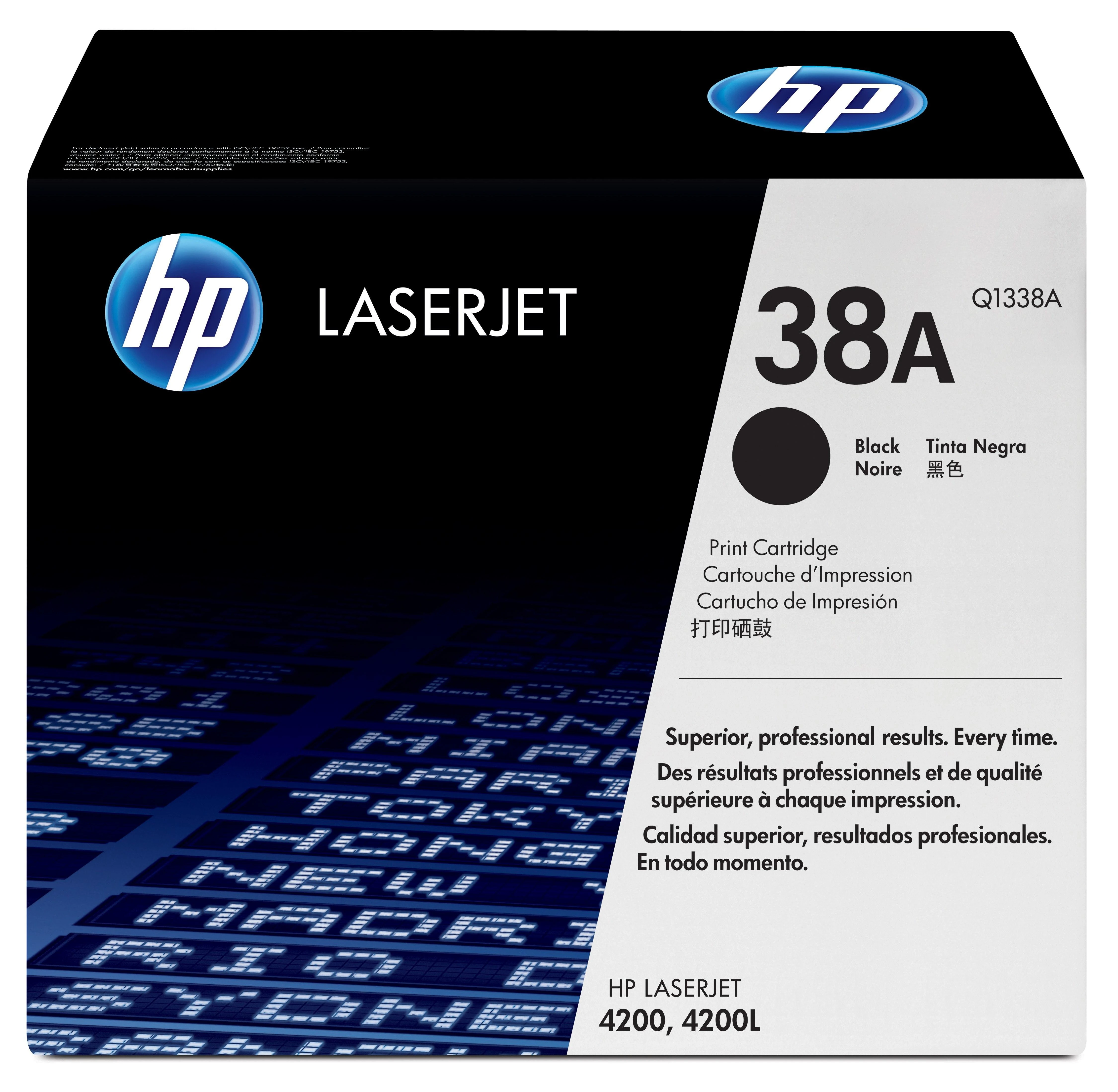 Hewlett Packard (HP) HP Toneris Juodas 38A for LaserJet 4200-series (12.000 pages)