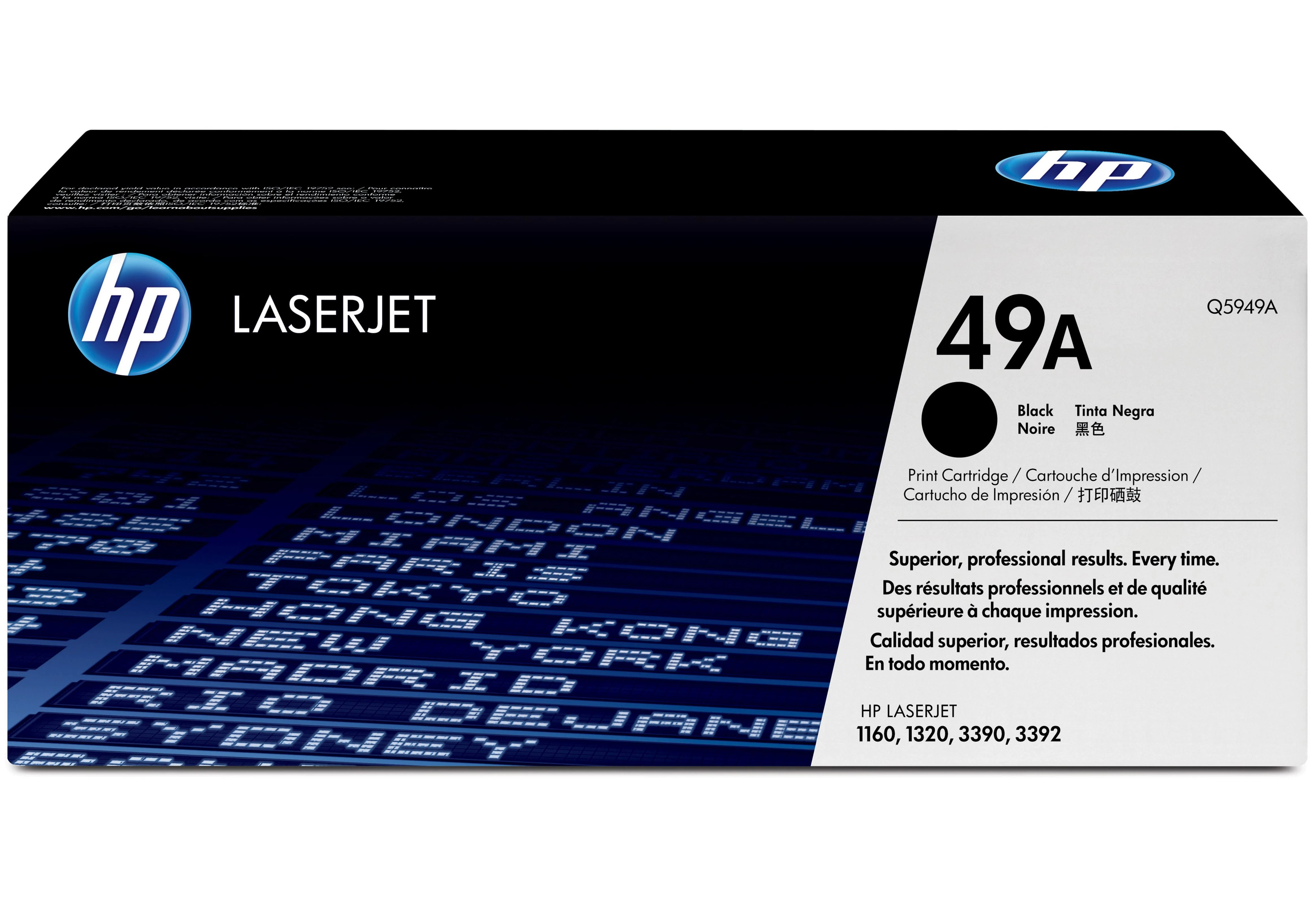 Hewlett Packard (HP) „HP Toneris Juodas 49A“, skirtas LaserJet 1160/1320/3390/3392 (2 500 puslapių)