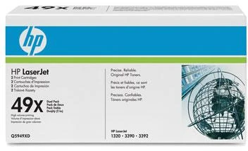 Hewlett Packard (HP) HP Toneris Juodas 49X for LaserJet 1320/3390/3392 (2x6.000 pages)