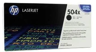 „Hewlett Packard“ (HP) „HP Color LaserJet CP3525/CM3530 Juodas“ spausdinimo kasetė (10 000 puslapių)