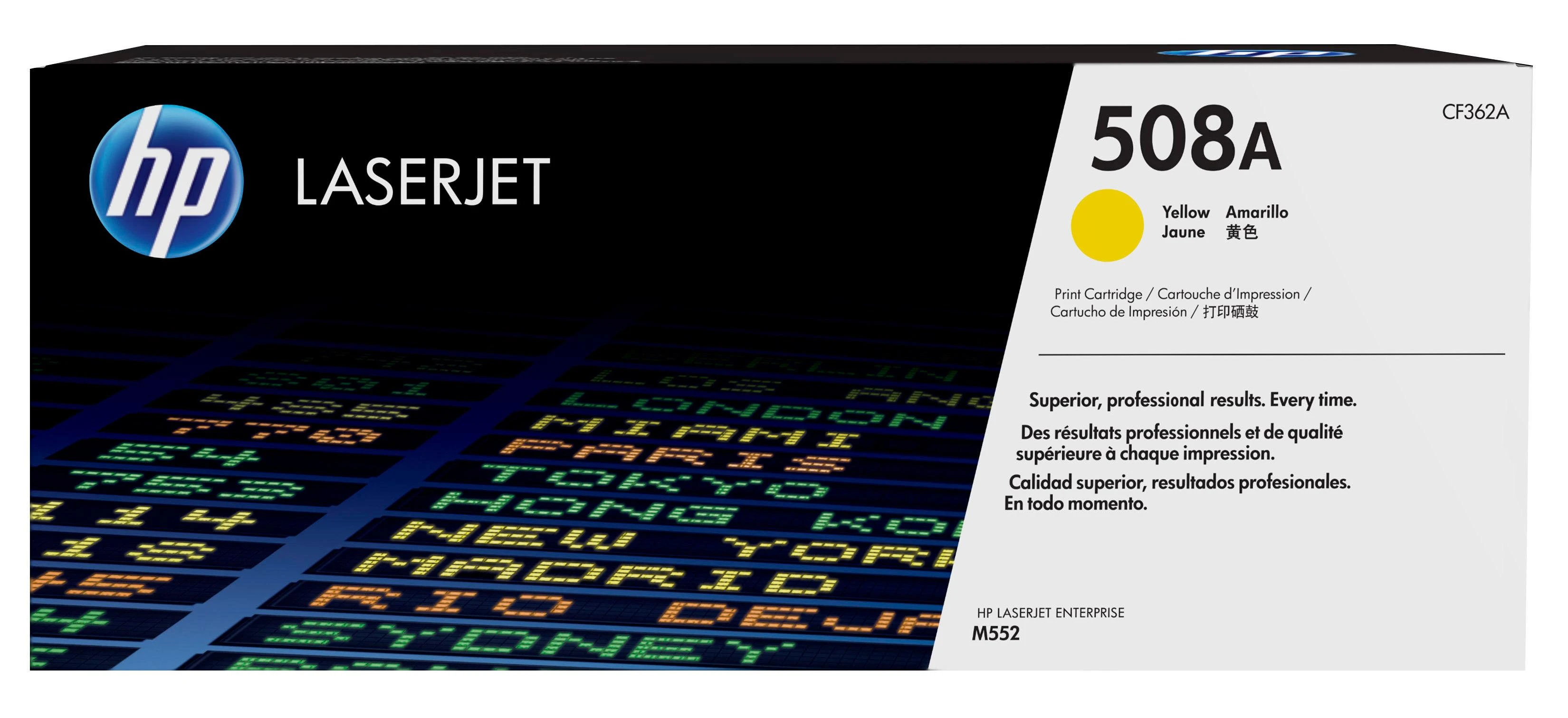Hewlett Packard (HP) HP 508A Geltona LJ Toneris Cartridge, CF362A