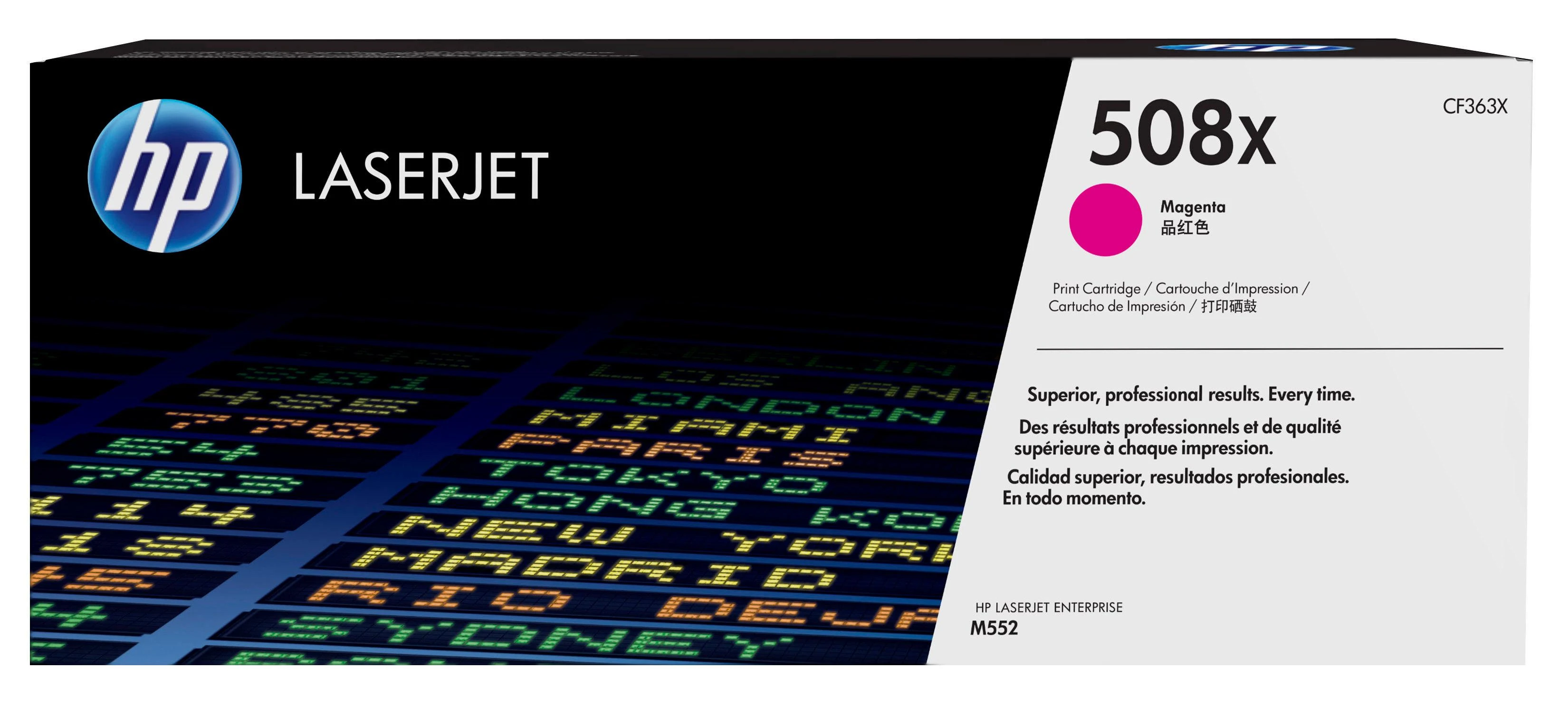 „Hewlett Packard“ (HP) „HP 508X High Yield Magenta LJ Toneris Cartridge“, CF363X