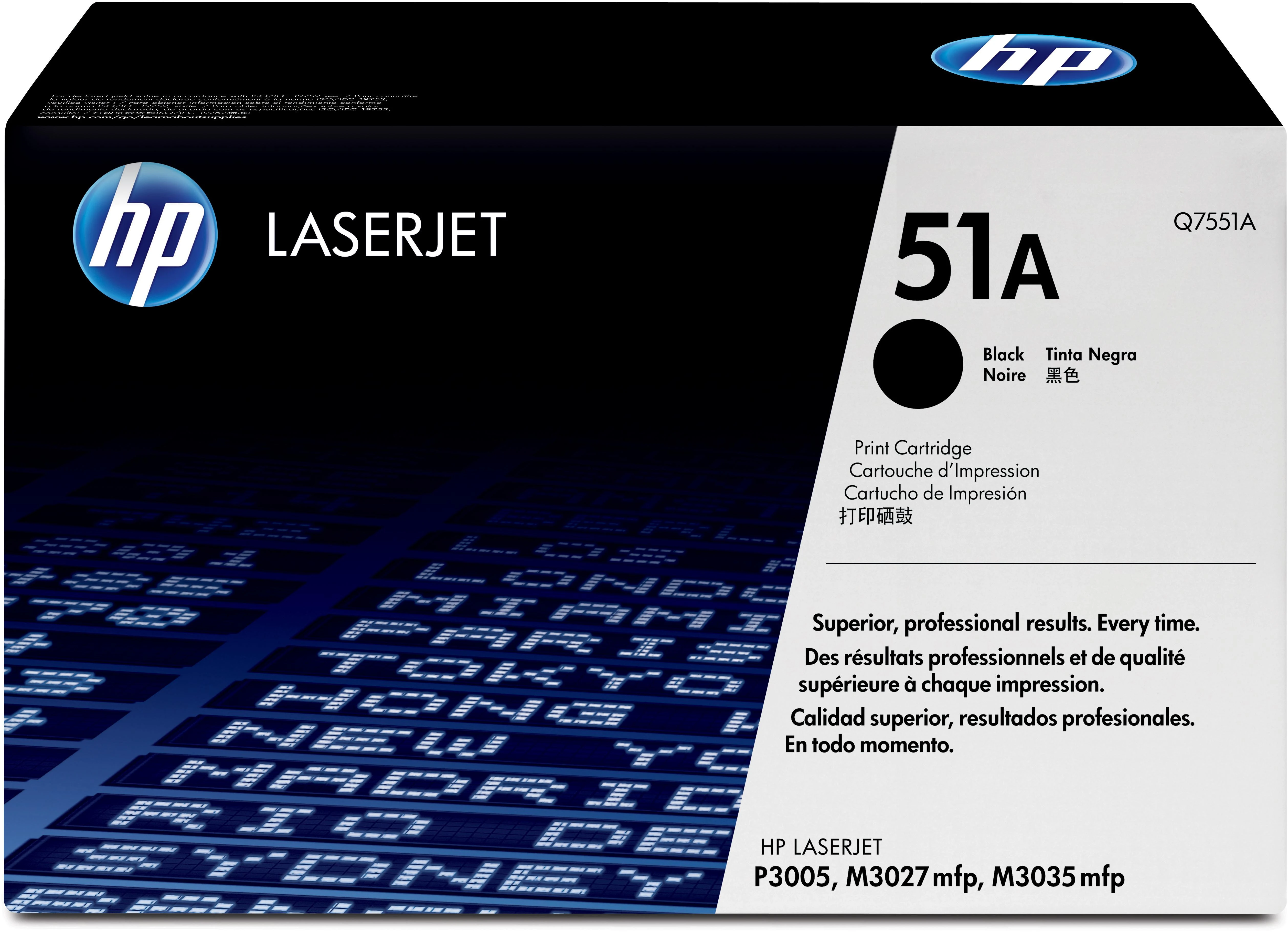 Hewlett Packard (HP) HP Toneris Juodas 51A for LaserJet P3005/M3035mfp/M3027mfp (6,500 pages)