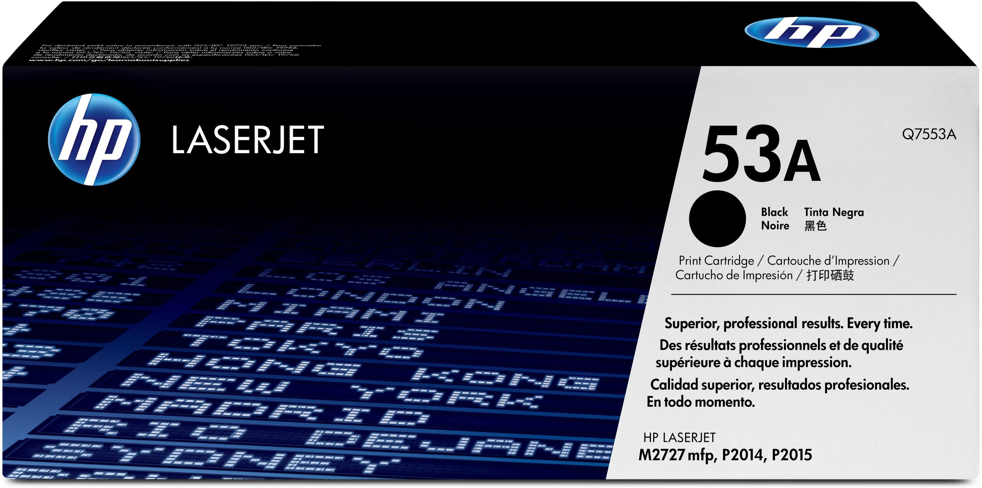 Hewlett Packard (HP) „HP Toneris Juodas 53A“, skirtas LaserJet P2015 (3 000 puslapių)