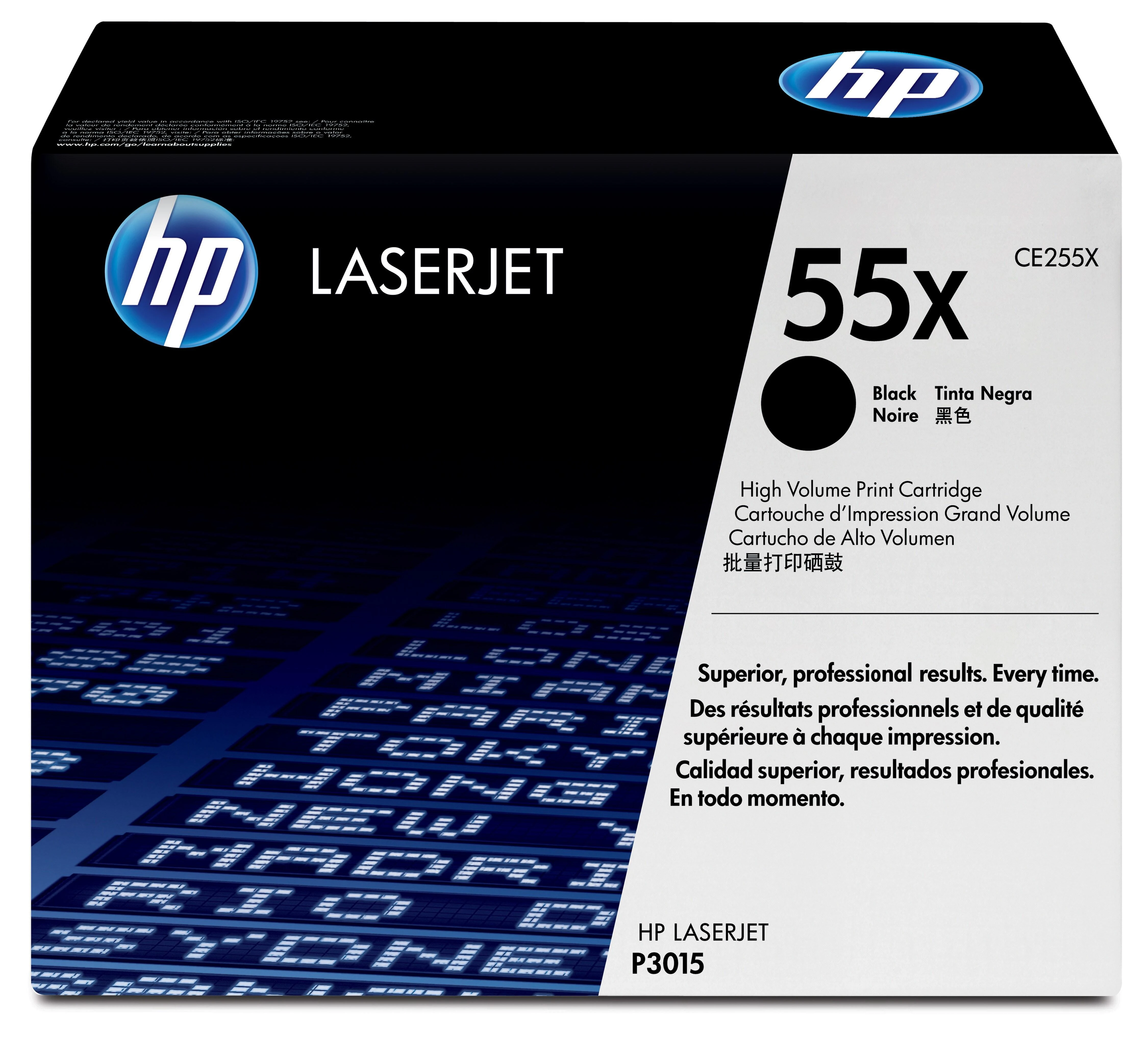 „Hewlett Packard“ (HP) „HP Toneris Juodas 55X“, skirtas P3015 LaserJet (12 500 puslapių)