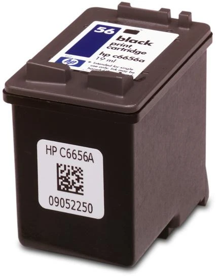 Hewlett Packard (HP) HP 56 Juodas rašalo kasetė, 450 puslapių, skirta HP DeskJet 450, 5652, 5150, 5850, 7150, Officejet 6110