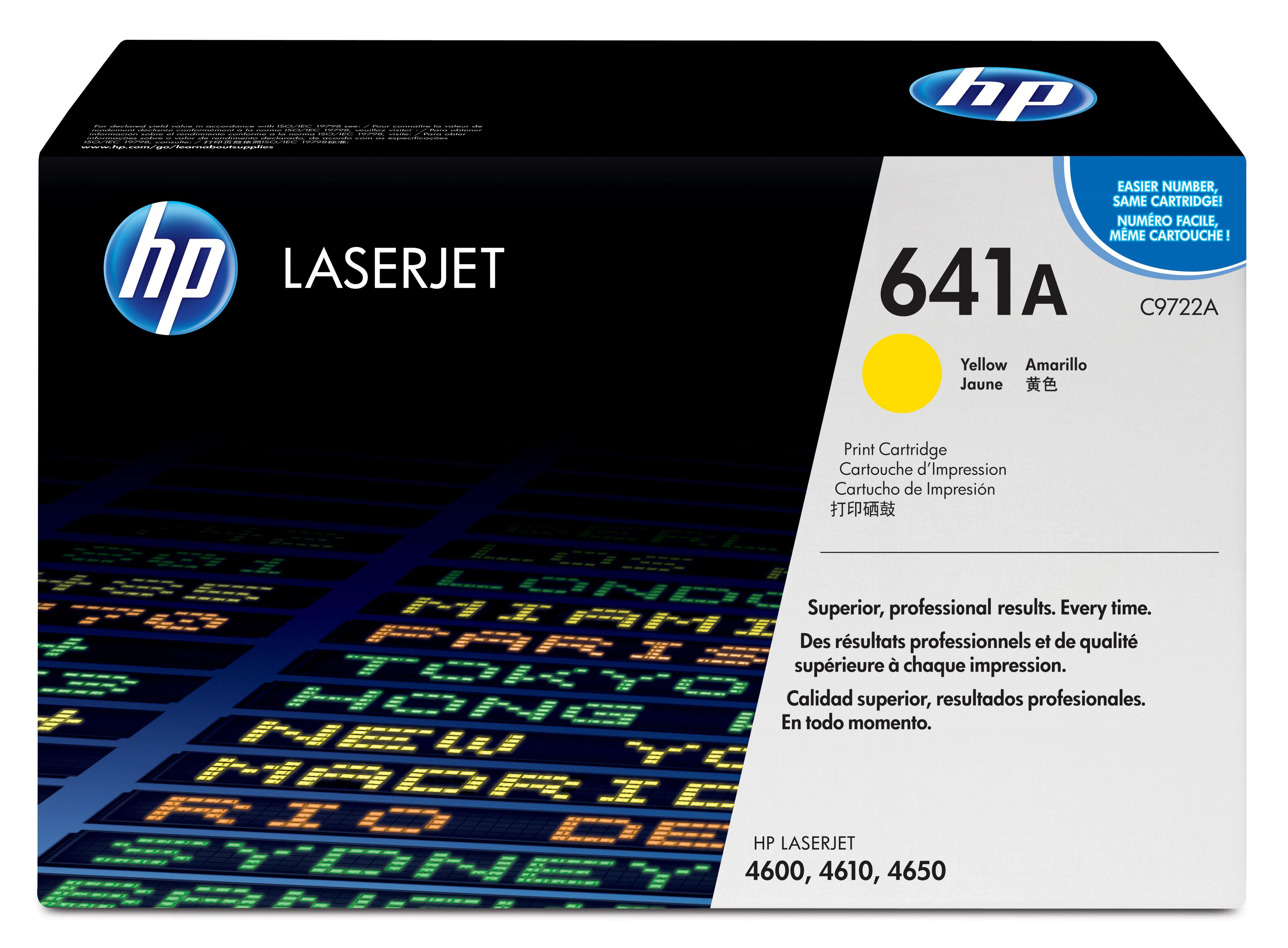 Hewlett Packard (HP) „HP Color LaserJet 4600/4650 Toneris Geltona“ (8 000 puslapių)