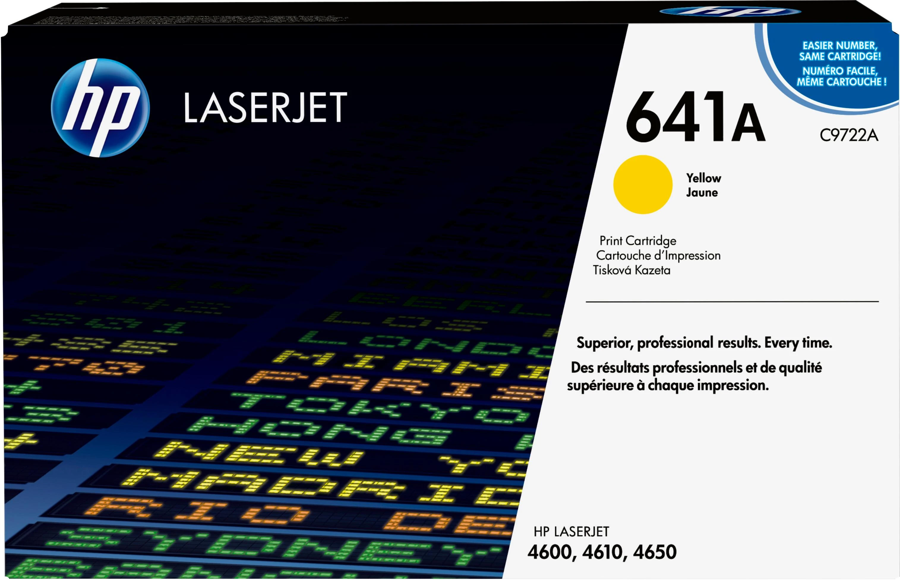 Hewlett Packard (HP) „HP Color LaserJet 4600/4650 Toneris Geltona“ (8 000 puslapių)