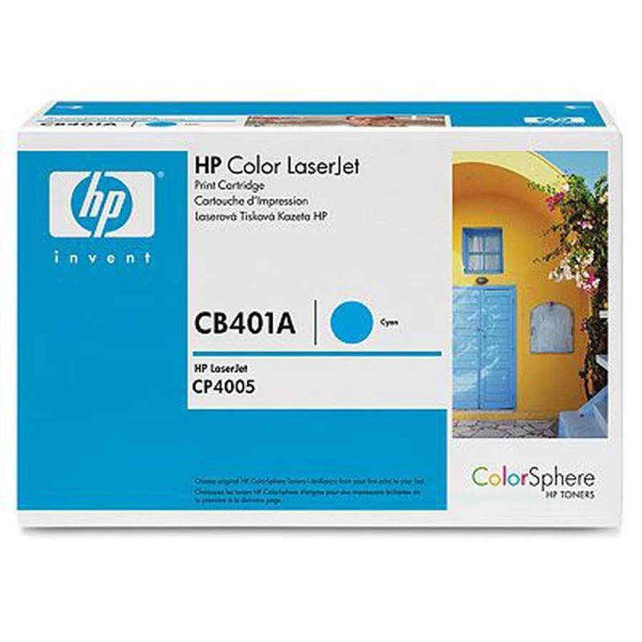 Hewlett Packard (HP) HP Color LaserJet CP4005 Toneris Cyan (7 500 puslapių)