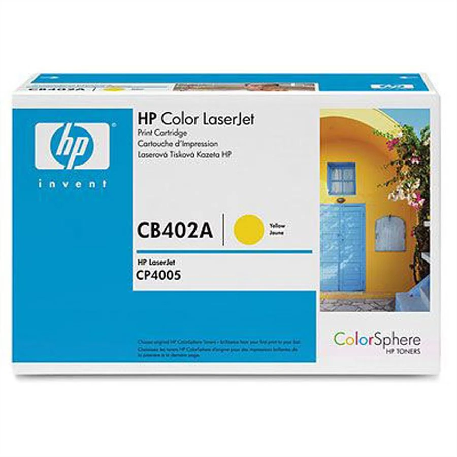 Hewlett Packard (HP) HP Color LaserJet CP4005 Toneris Geltona (7.500 pages)