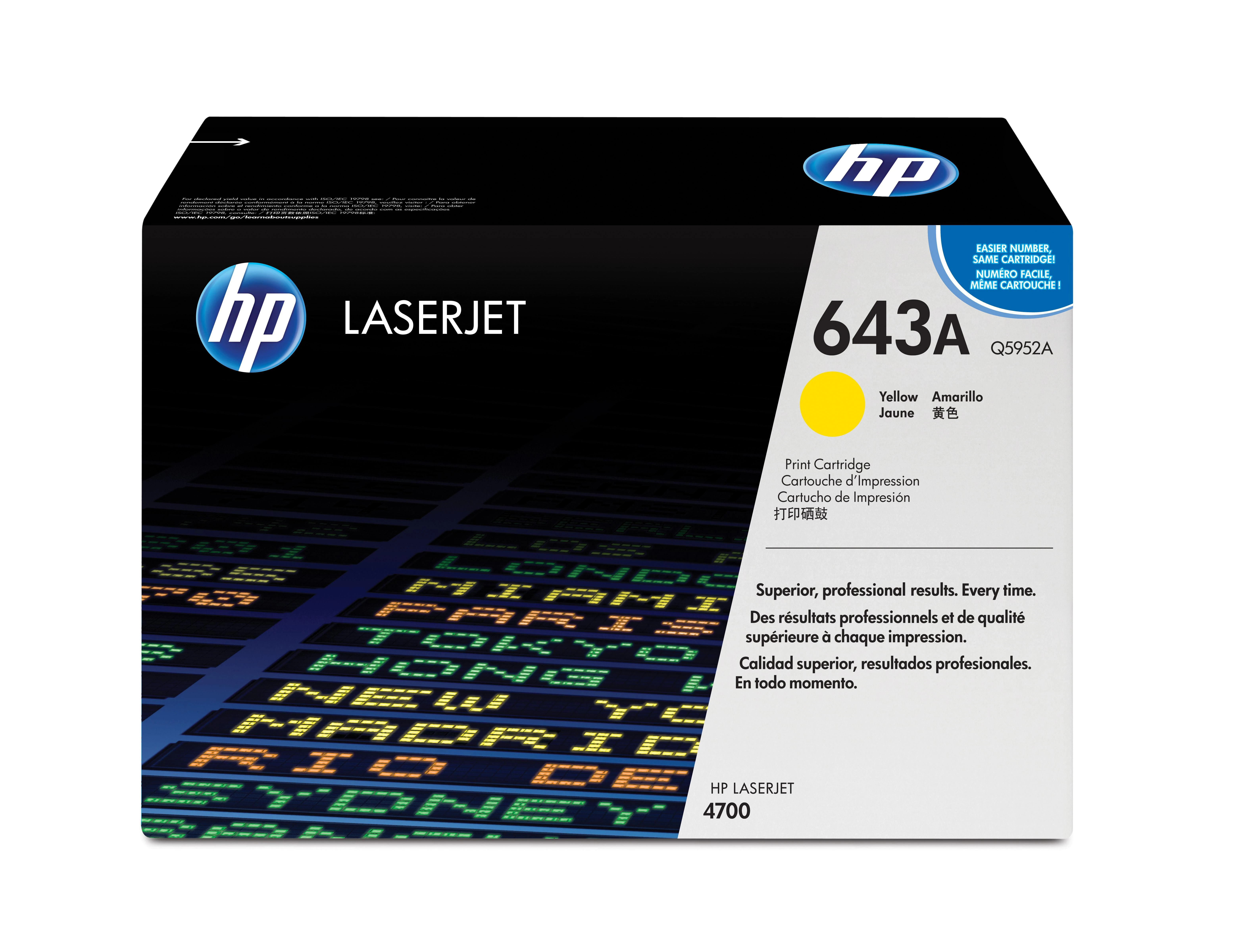 Hewlett Packard (HP) HP Color LaserJet 4700 Toneris Geltona (10 000 puslapių)