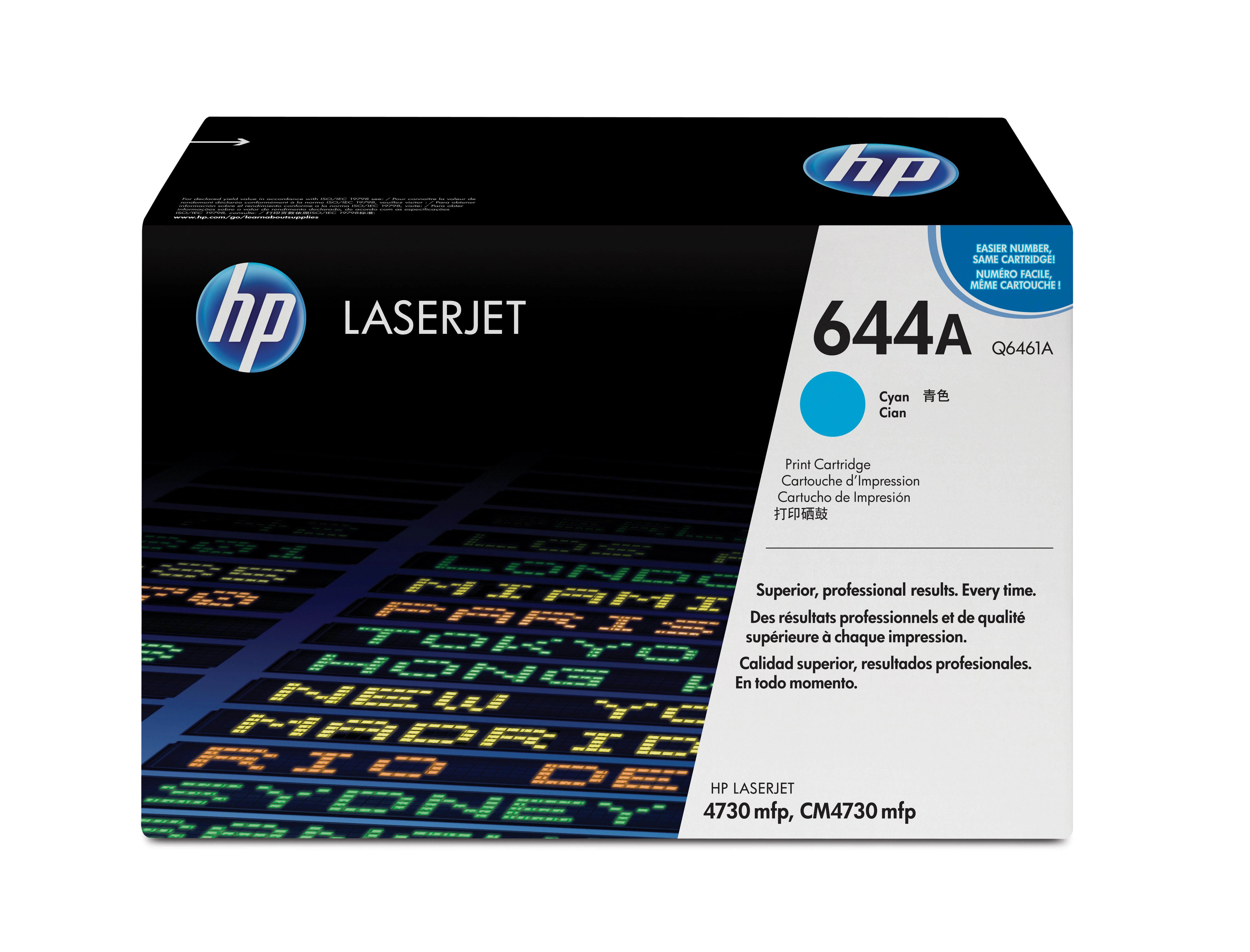 Hewlett Packard (HP) HP 644A kasetė, žalsvai mėlyna