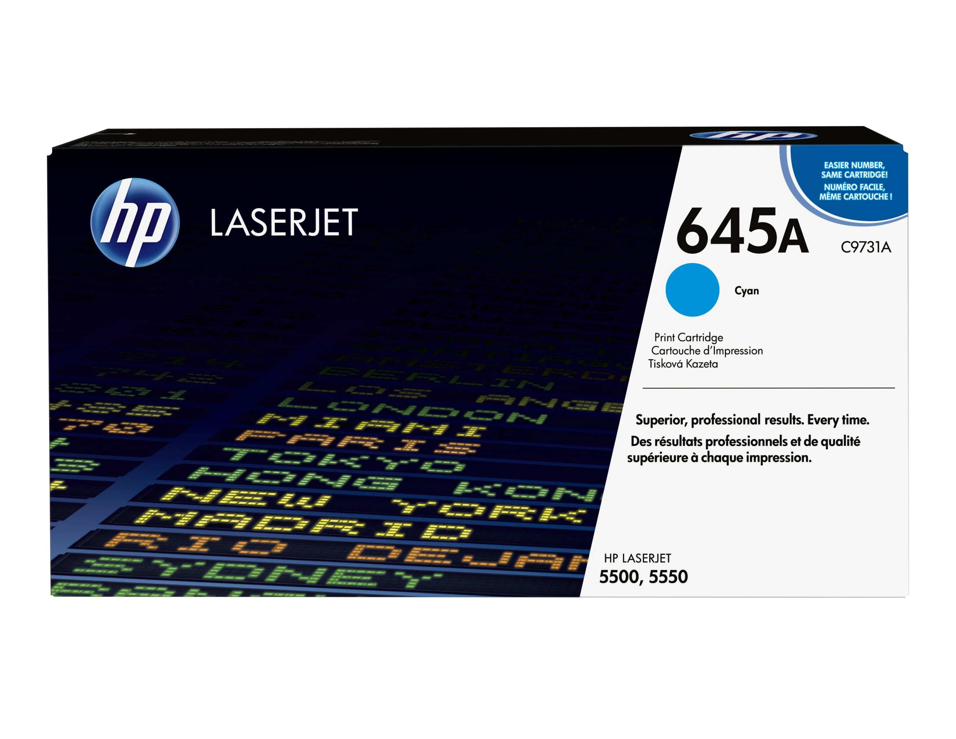 Hewlett Packard (HP) HP Color LaserJet 5500/5550 Toneris Cyan (12 000 puslapių)