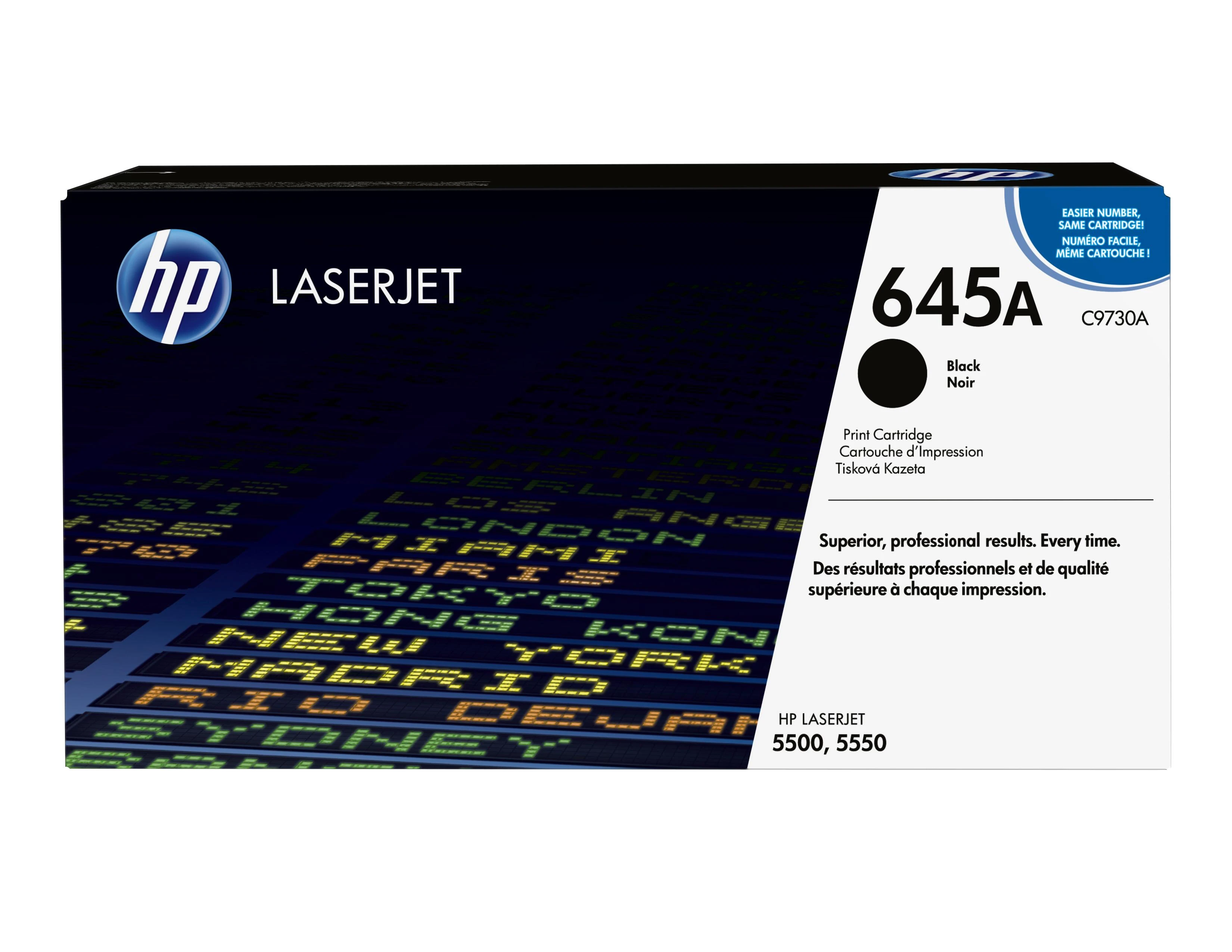 Hewlett Packard (HP) HP No.645A (C9730A), juoda kasetė