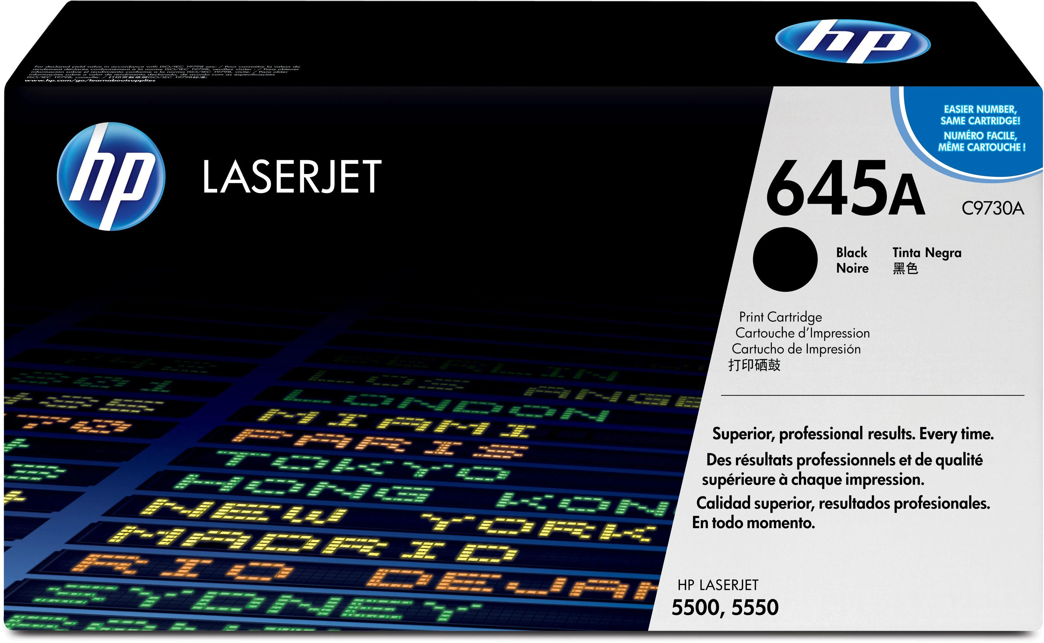 Hewlett Packard (HP) HP No.645A (C9730A), juoda kasetė