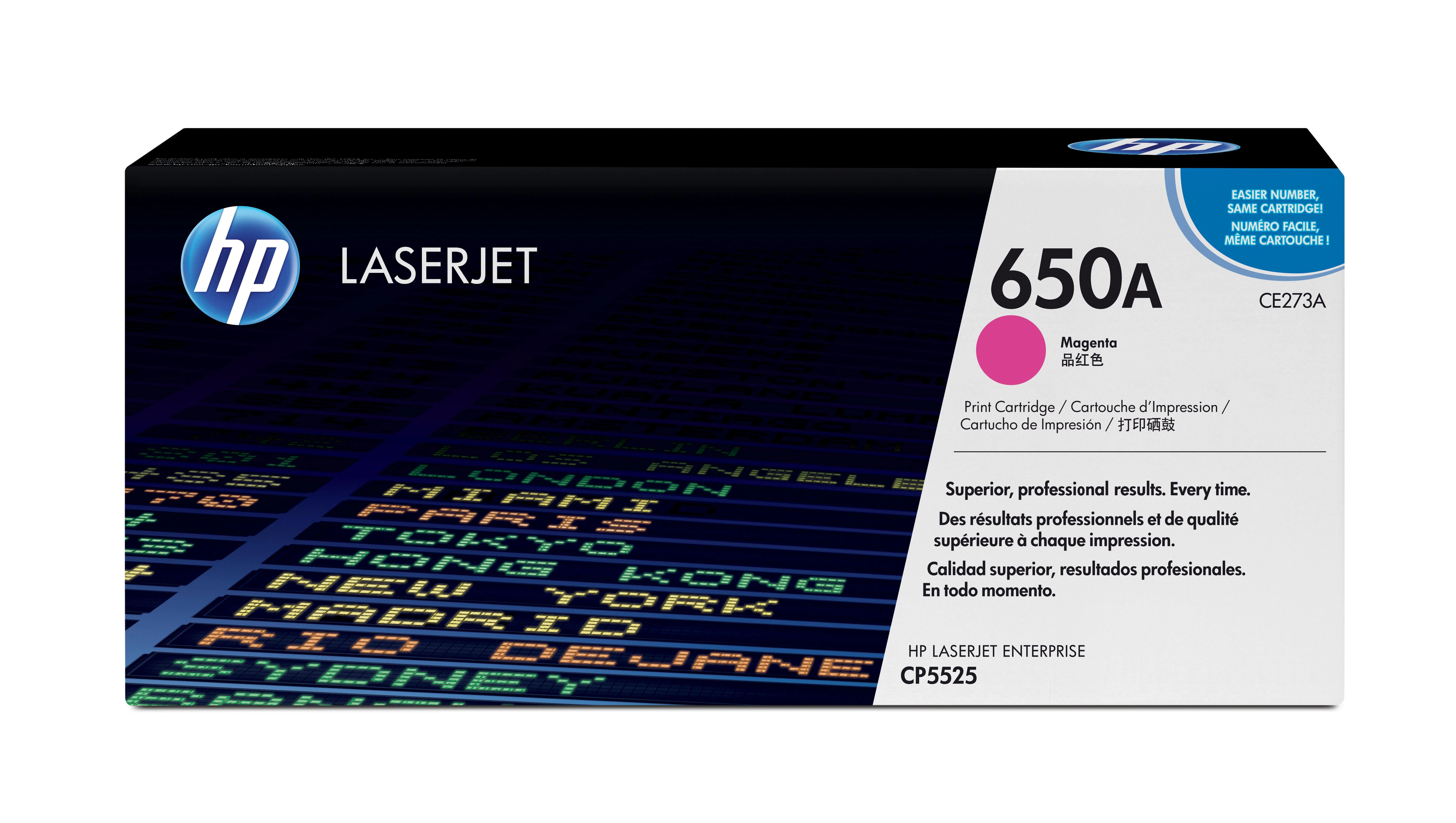 Hewlett Packard (HP) HP Color Laserjet CP5525 series Toneris Magenta (15 000 puslapių)