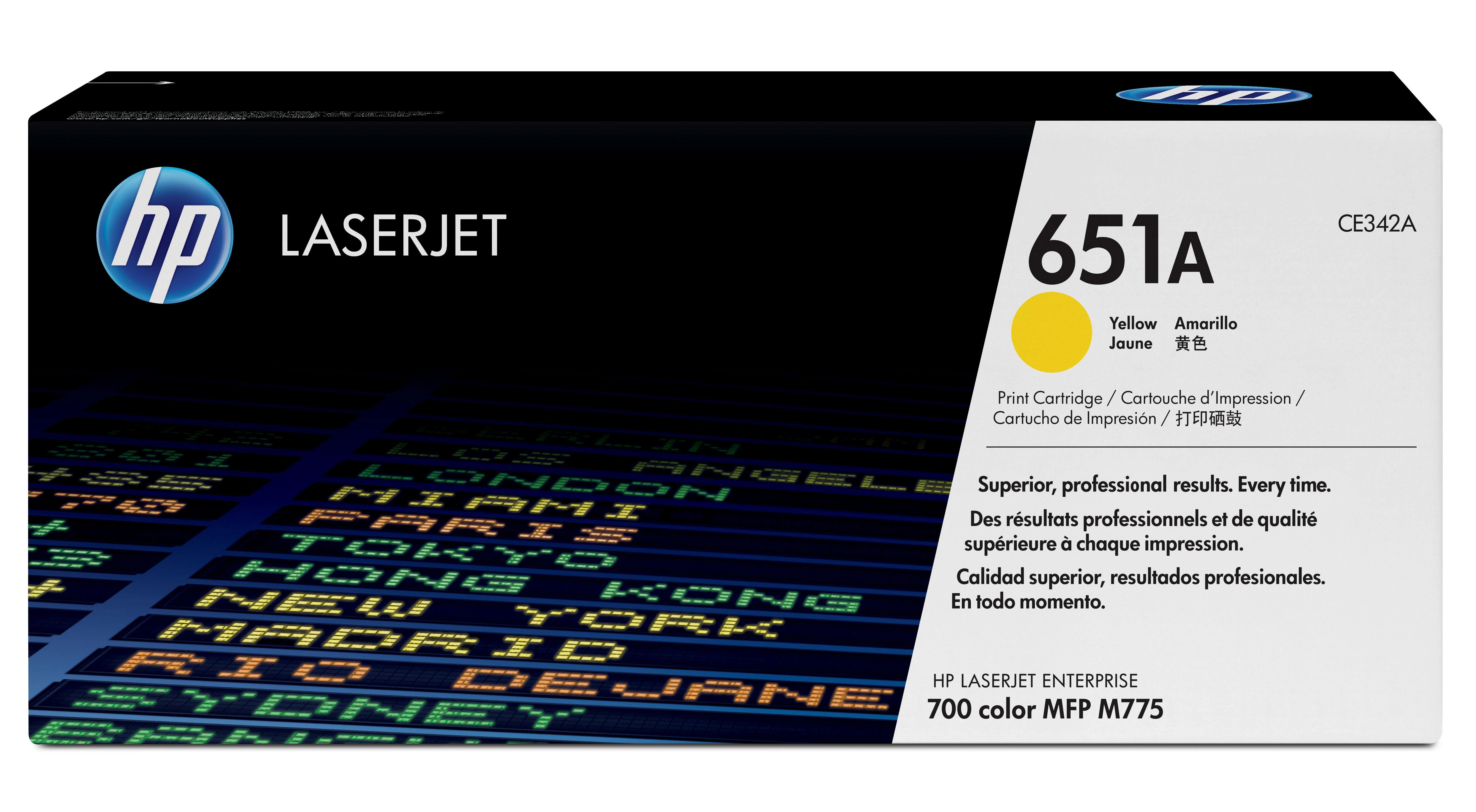 Hewlett Packard (HP) HP Toneris Geltona 651A, skirta Enterprise700 Color (16 000 puslapių)