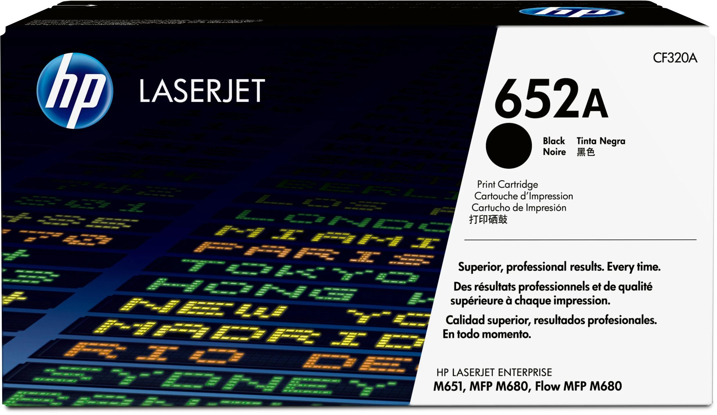 Hewlett Packard (HP) HP 652A Juodas originali LaserJet dažų kasetė, skirta Color Laserjet M651 (11 500 puslapių)