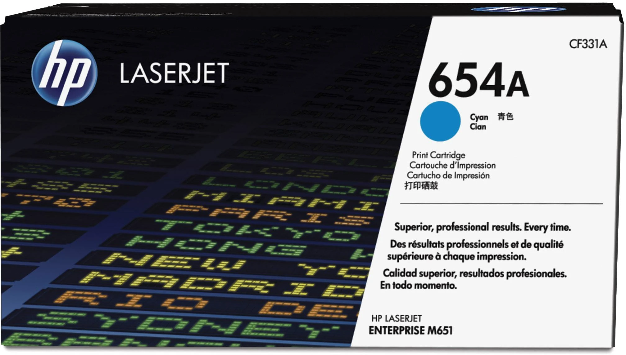 HP 654A Cyan Original LaserJet Toneris Cartridge Color Laserjet M651  (15,000 pages) | Varle.lt