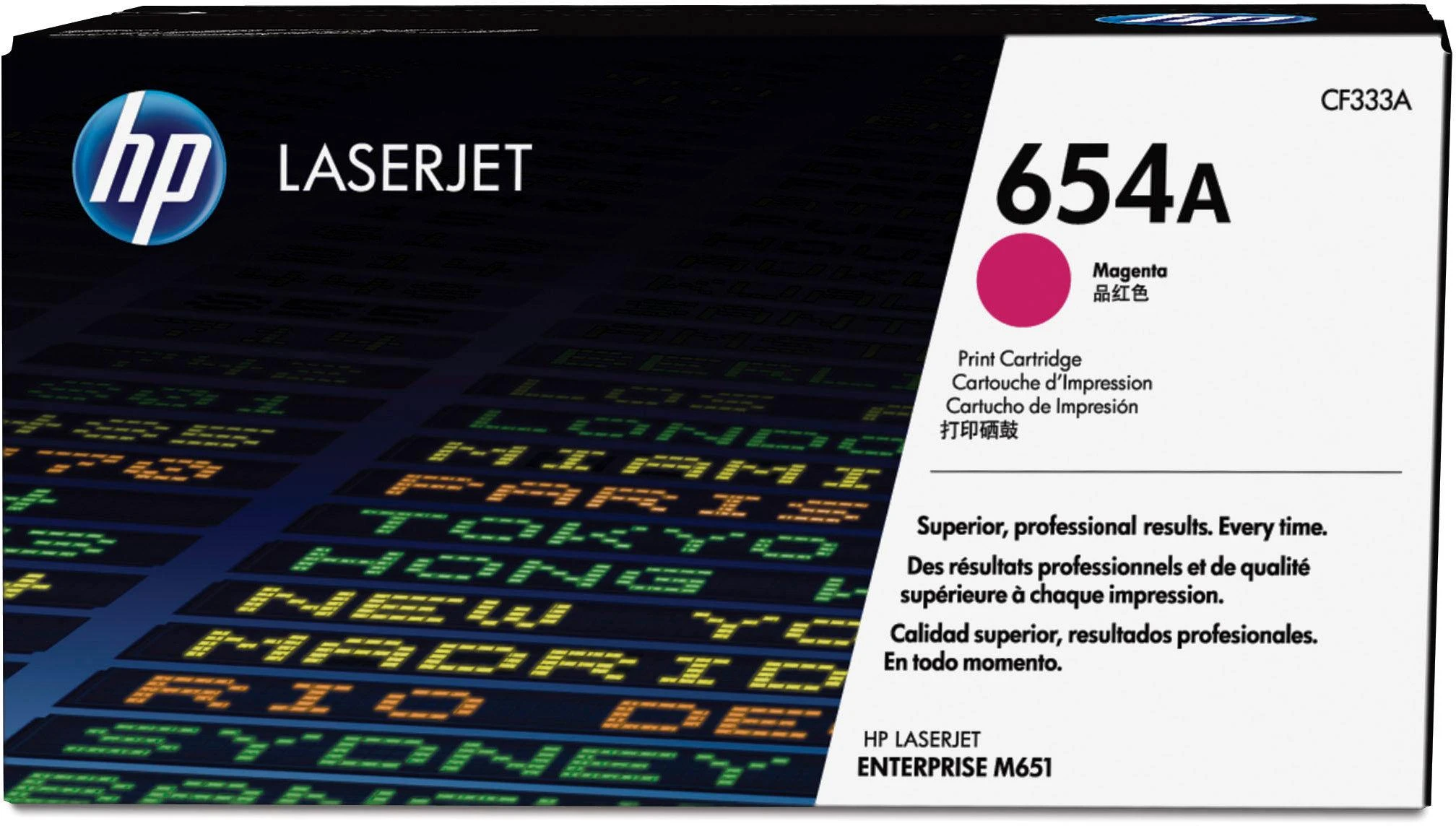 „Hewlett Packard“ (HP) „HP 654A Magenta“ originali „LaserJet“ dažų kasetė, spalvota „LaserJet M651“ (15 000 puslapių)