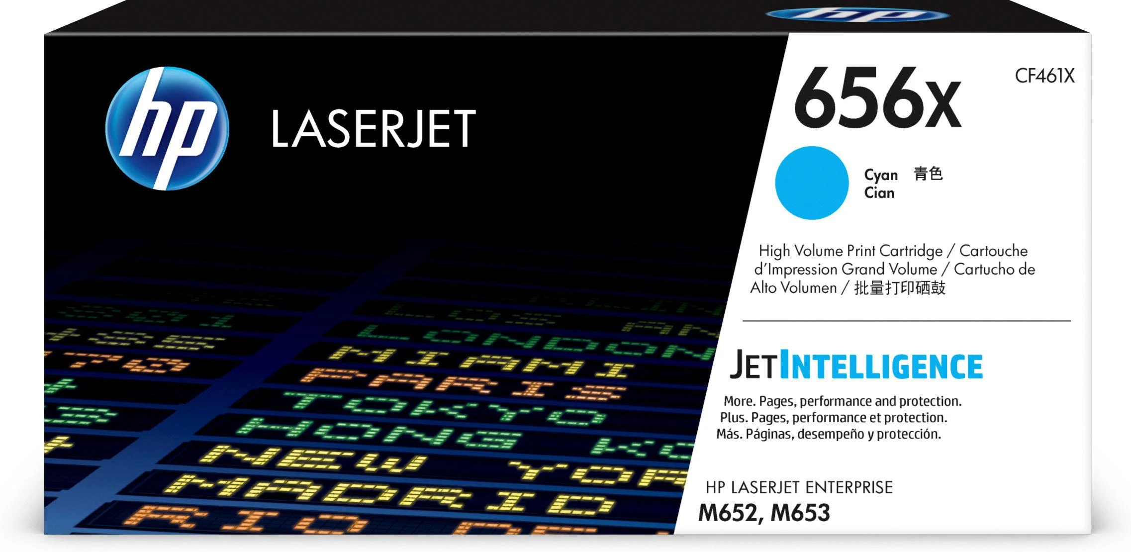 Hewlett Packard (HP) HP 656X originali LaserJet tonerio kasetė, didelės talpos, žydra