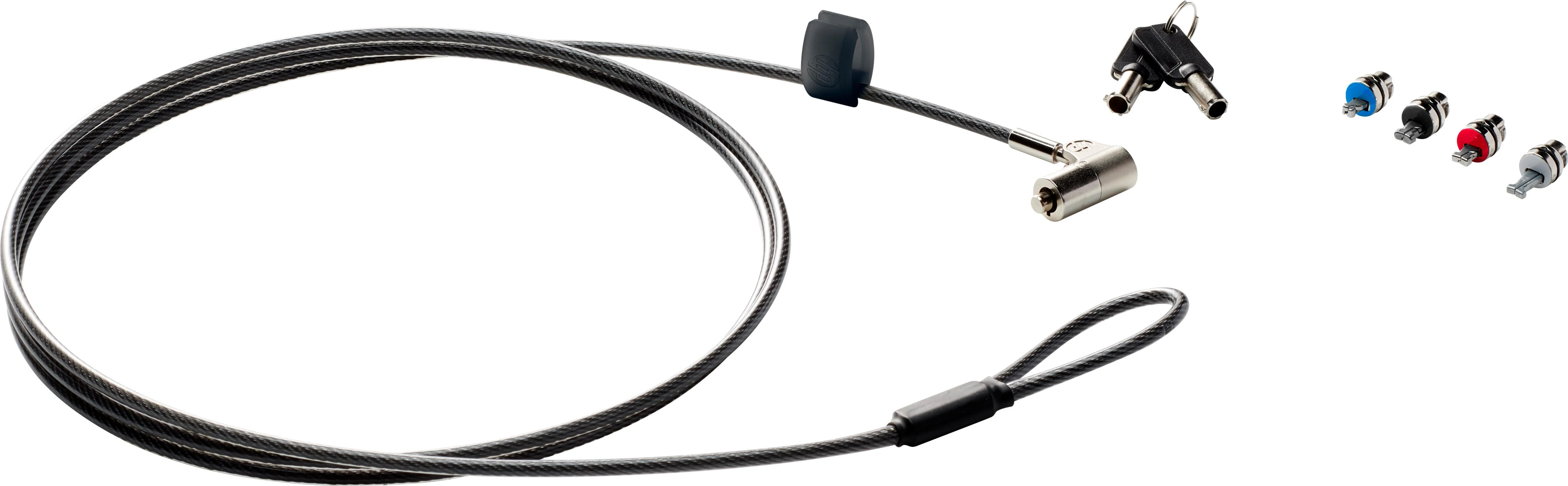 Hewlett Packard (HP) HP Sure Key Cable Lock 1,83 m – standartinis / pleišto / nano užrakto lizdas, keičiamos užrakto galvutės, du raktai