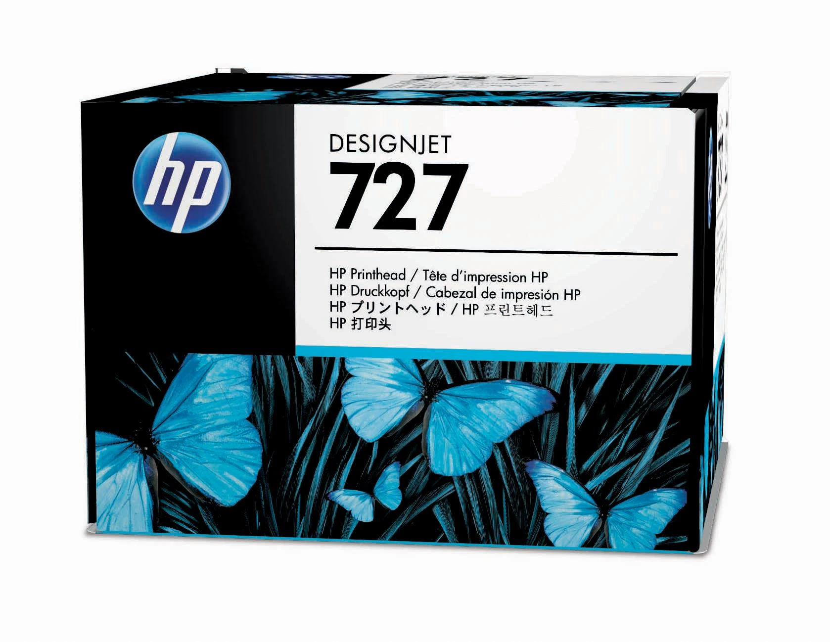 Hewlett Packard (HP) HP 727 Cyan/Magenta/Geltona/Juodas Printhead, for HP Designjet T920,T1500,T2500 series