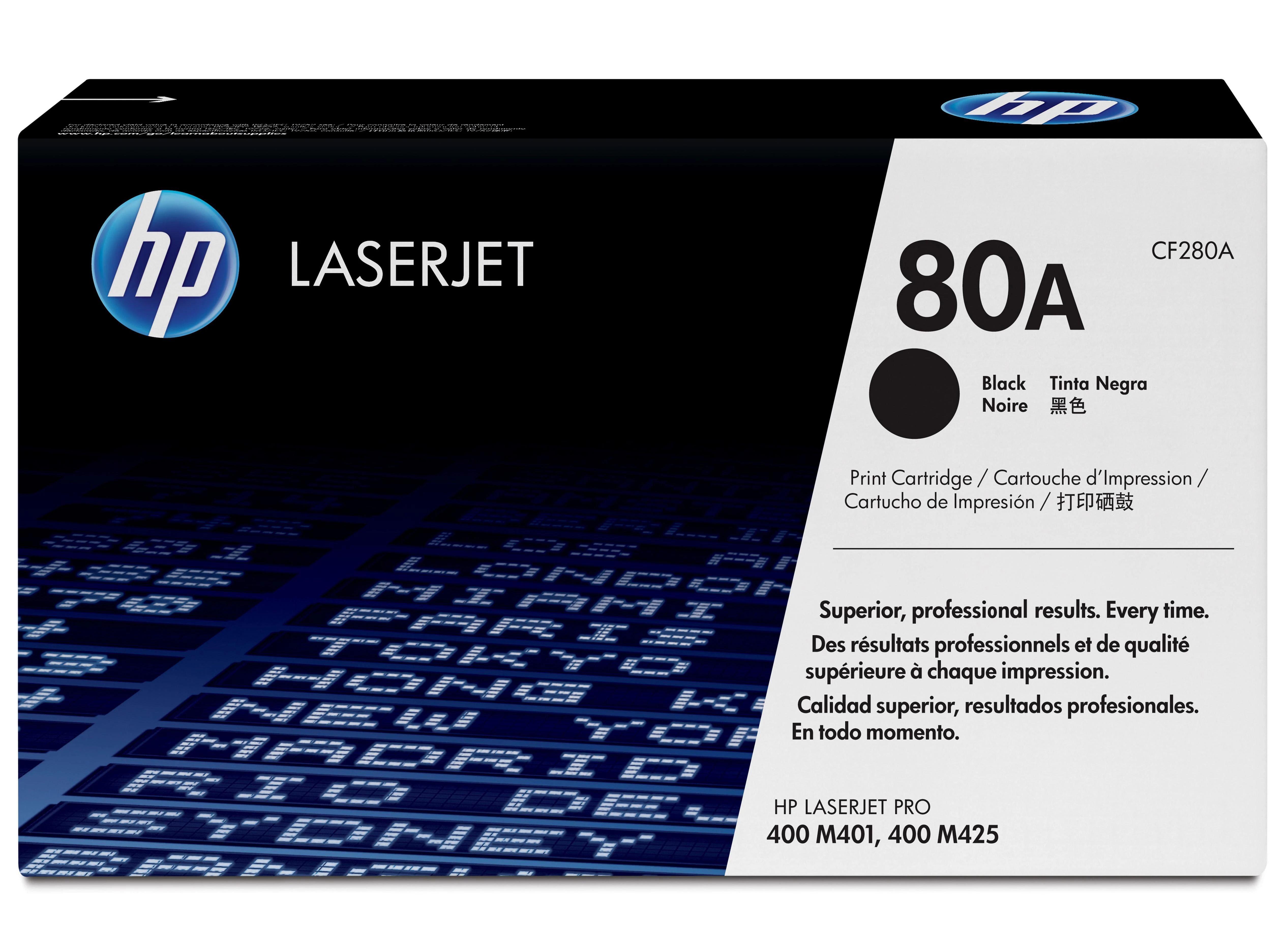 Hewlett Packard (HP) HP 80A Juodas Toneris Cartridge, 2700 pages, for LaserJet Pro 400 M425 Series