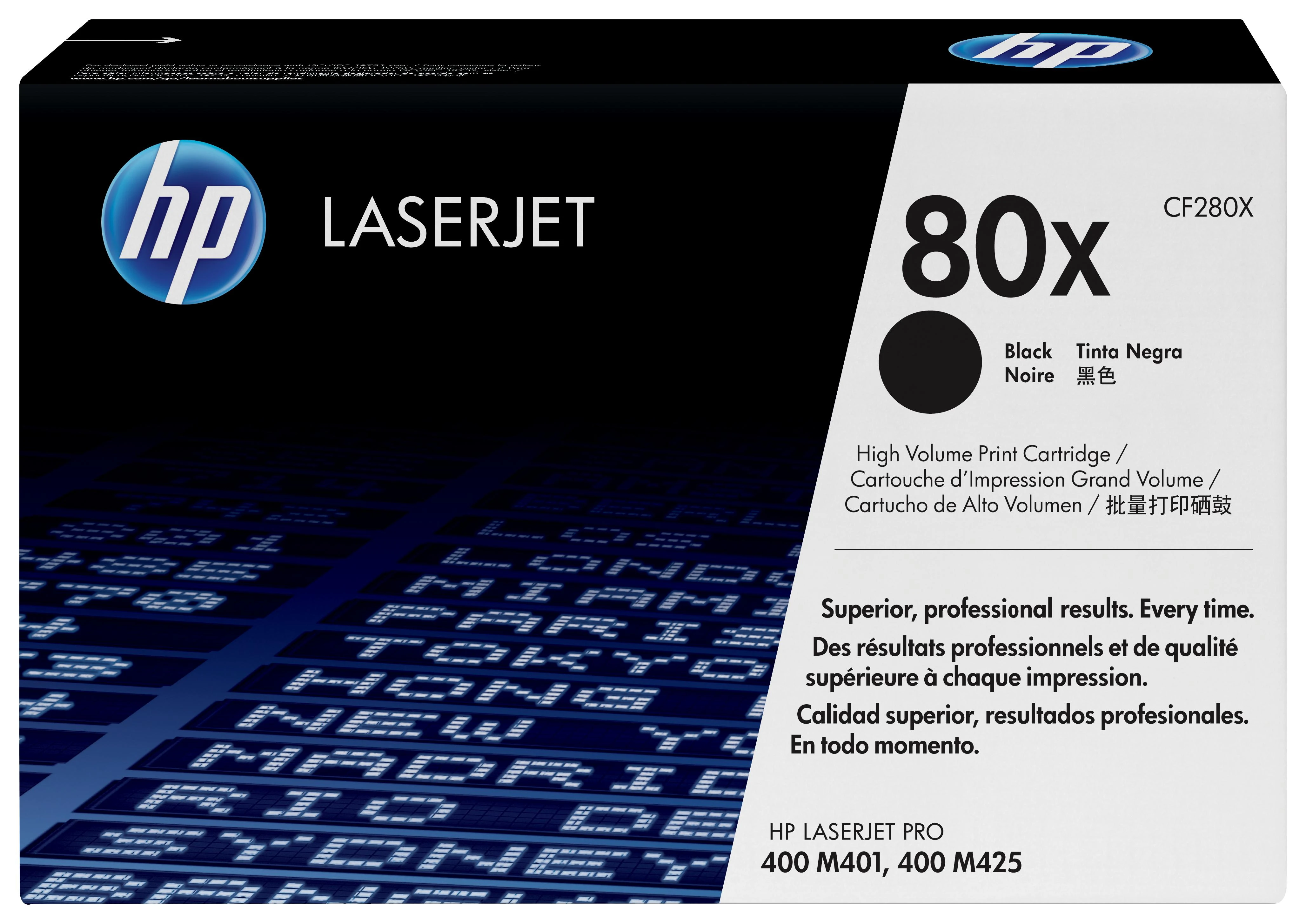 HP Toneris Juodas 80X for LaserJet Pro 400 MFP M425 Spausdintuvas Series  (6.900 pages) | Varle.lt