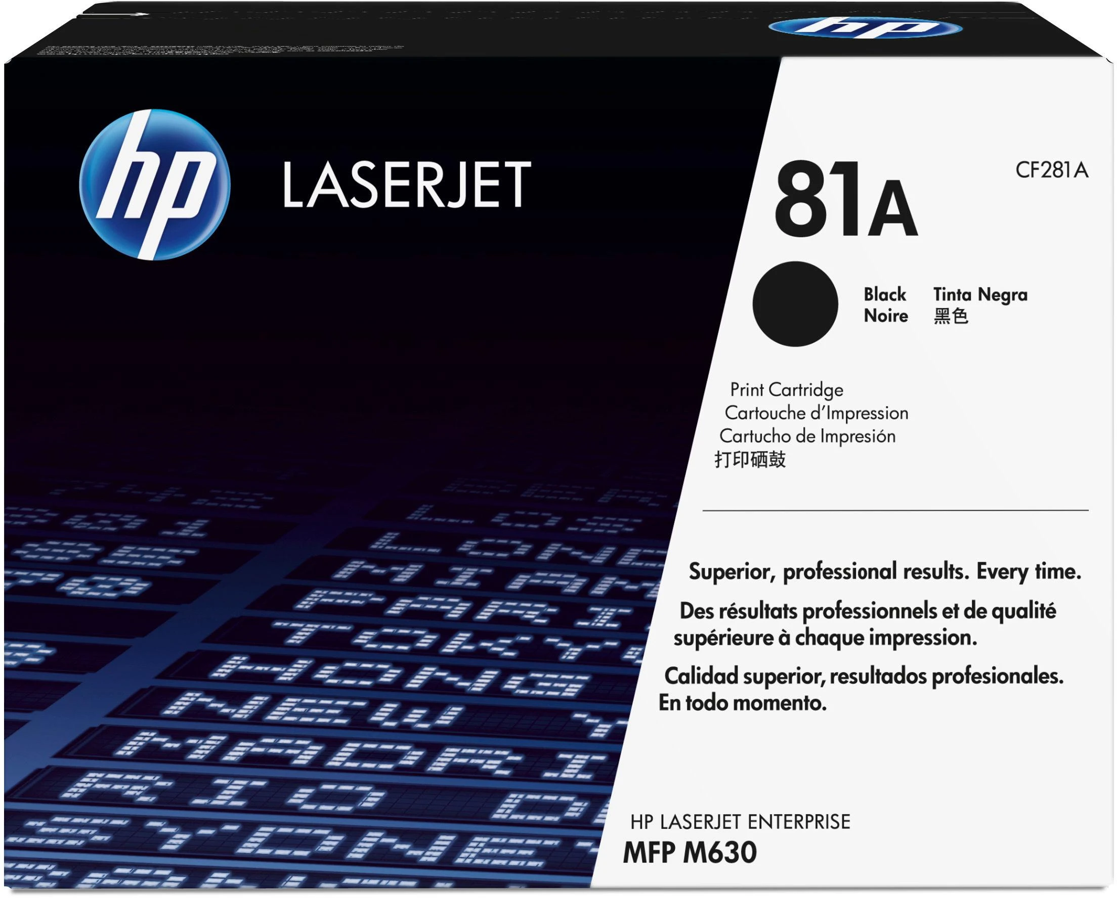 Hewlett Packard (HP) HP 81A Juodas Original LaserJet M604/M605/M606 Toneris Cartridge (~10,500 pages)